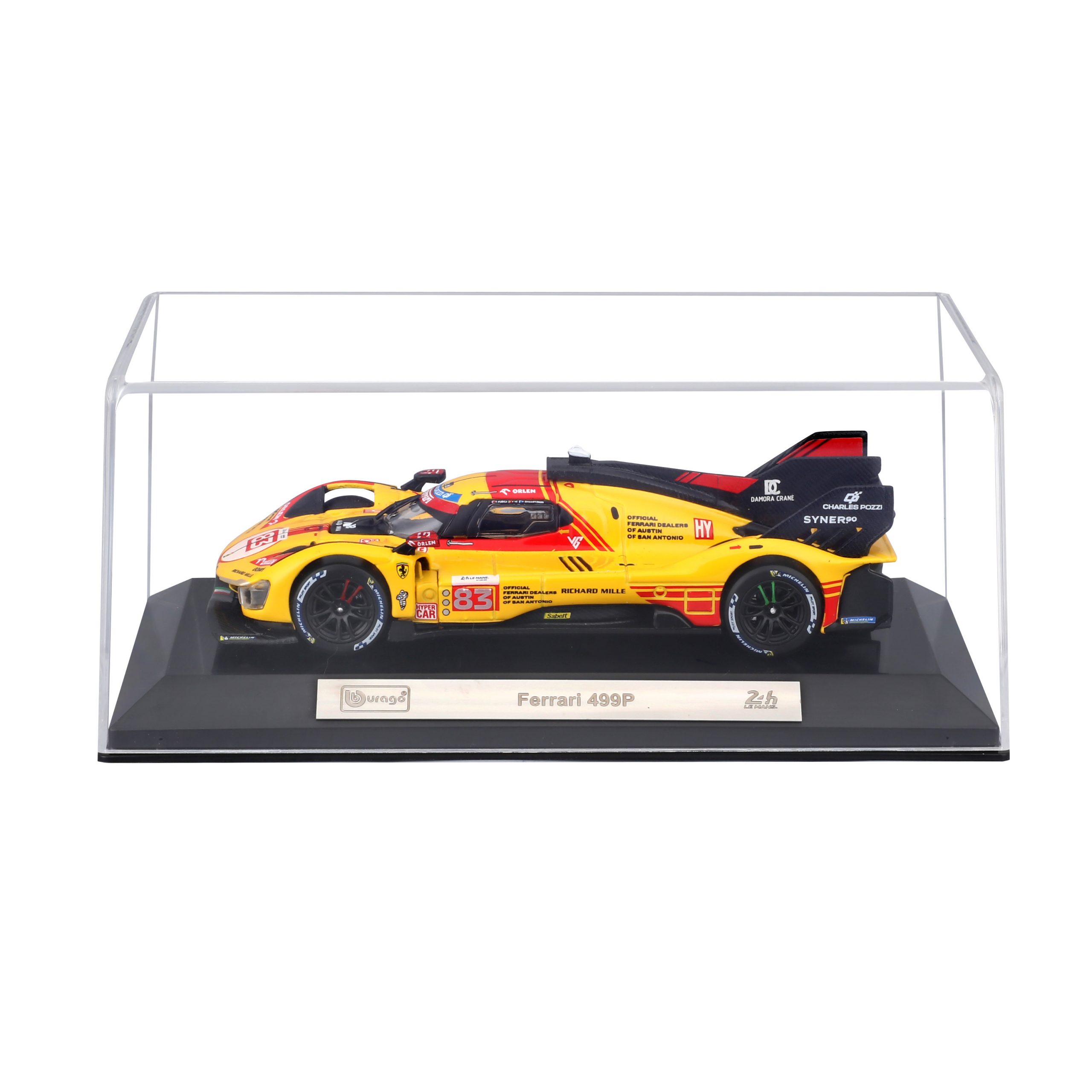 1:43 WEC 2024 – Ferrari 499P #83 Kubica, Shwartzman, Ye Yifei in Acrylic Box - Image 2