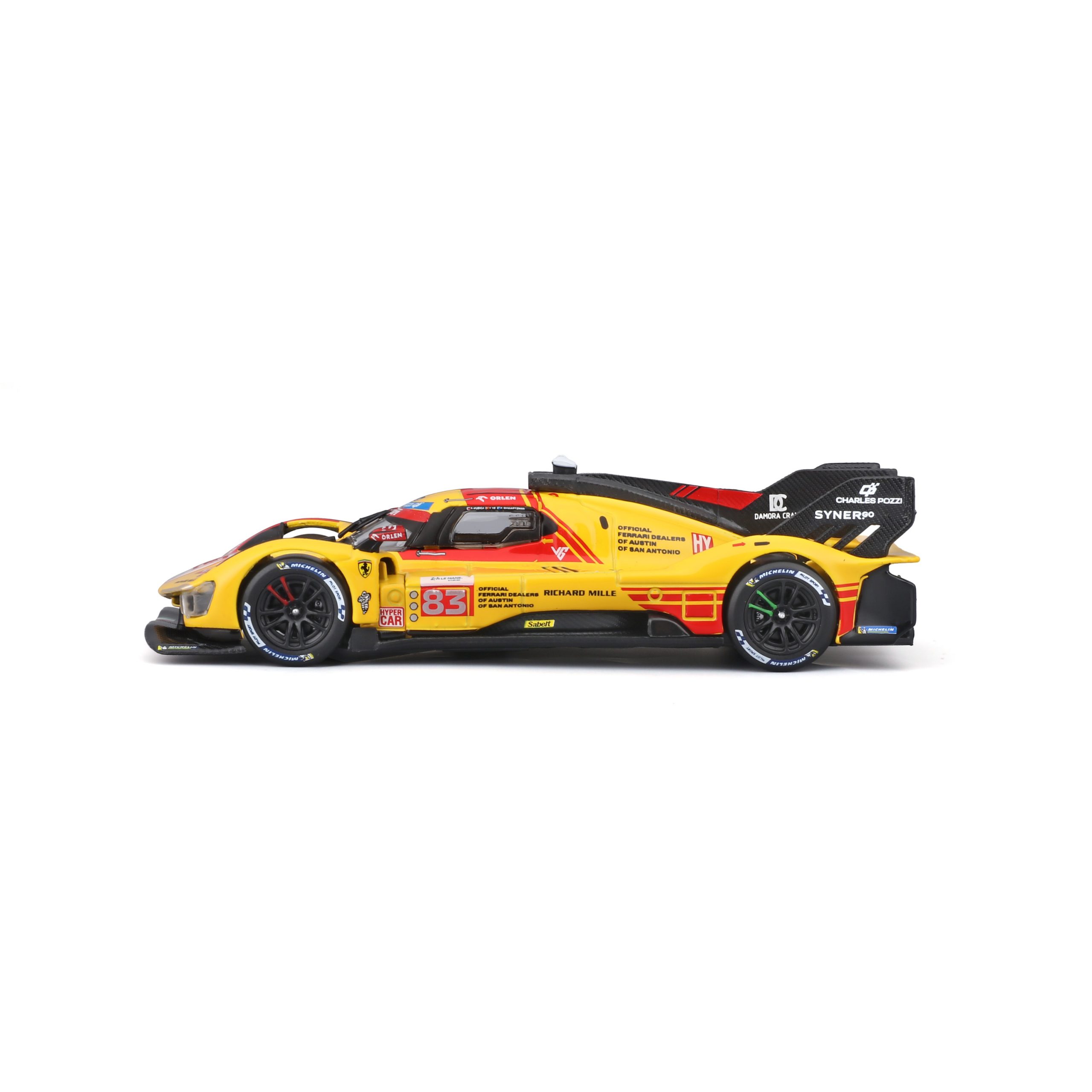 1:43 WEC 2024 – Ferrari 499P #83 Kubica, Shwartzman, Ye Yifei in Acrylic Box - Image 13