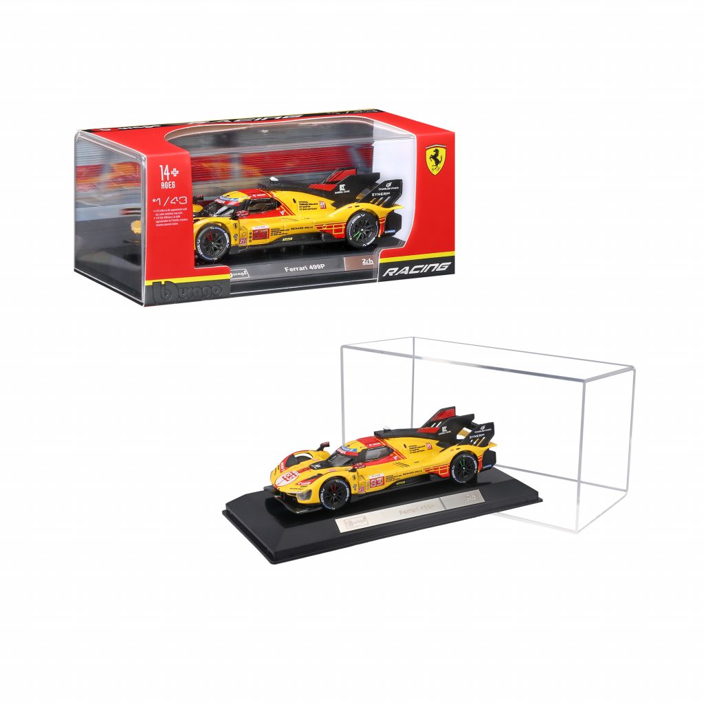 1:43 WEC 2024 – Ferrari 499P #83 Kubica, Shwartzman, Ye Yifei in Acrylic Box