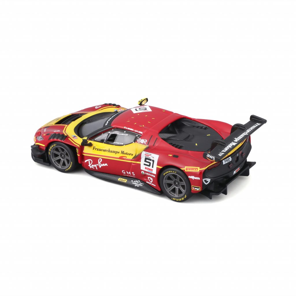 1:43 Ferrari 296 GT3 2025 - #51 Abril, Rovera in Acrylic Box