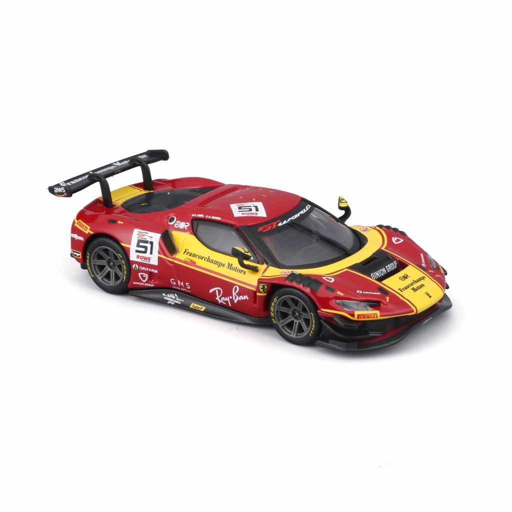 1:43 Ferrari 296 GT3 2025 - #51 Abril, Rovera in Acrylic Box