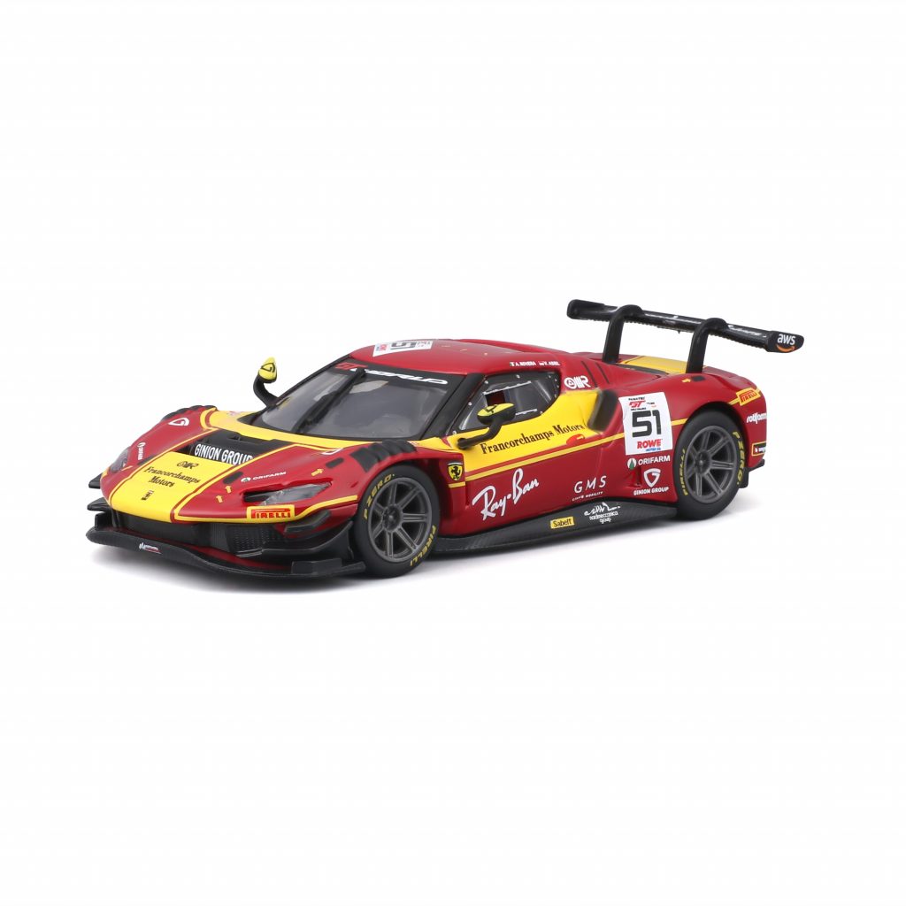 1:43 Ferrari 296 GT3 2025 - #51 Abril, Rovera in Acrylic Box