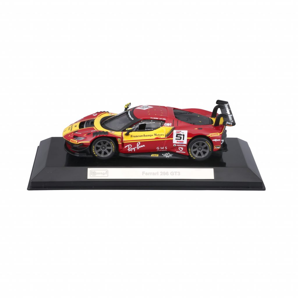1:43 Ferrari 296 GT3 2025 - #51 Abril, Rovera in Acrylic Box