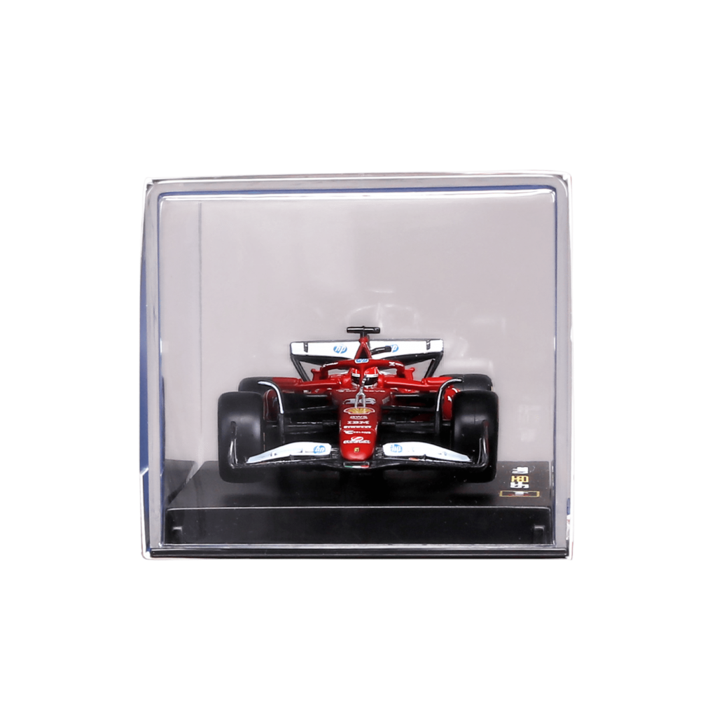 1:43 F1 Ferrari SF-25 #16 Charles Leclerc with helmet in Acrylic Box
