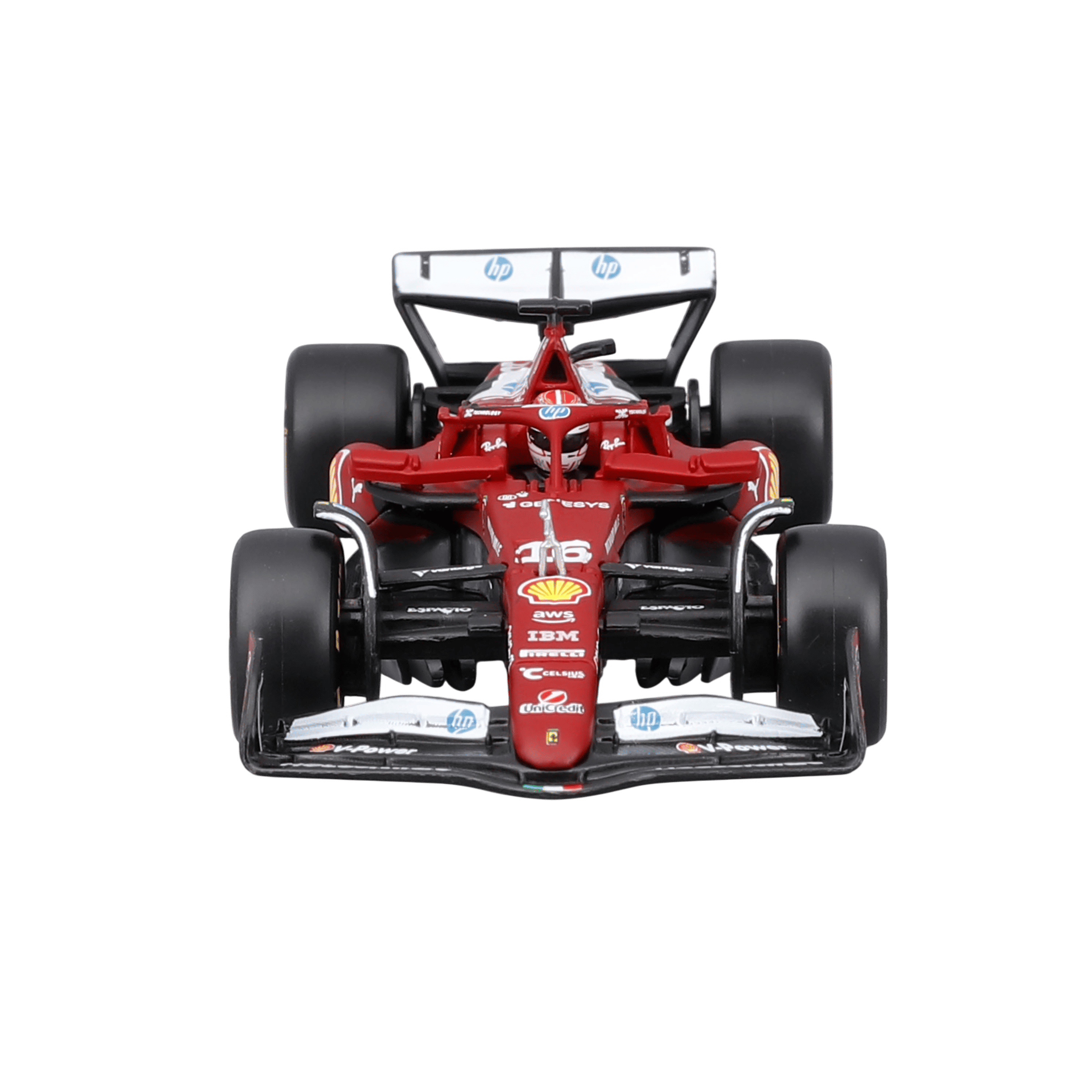 1:43 F1 Ferrari SF-25 #16 Charles Leclerc with helmet in Acrylic Box - Image 13