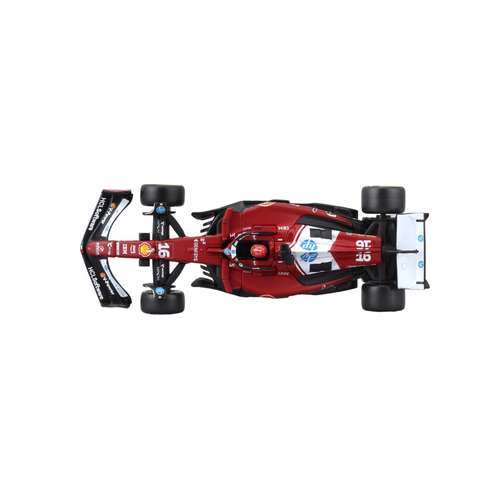 1:43 F1 Ferrari SF-25 #16 Charles Leclerc with helmet in Acrylic Box