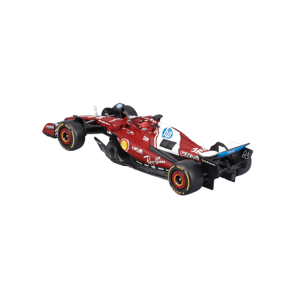 1:43 F1 Ferrari SF-25 #16 Charles Leclerc with helmet in Acrylic Box