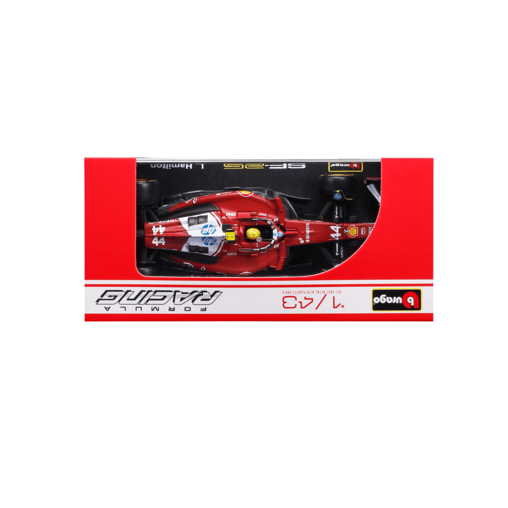 1:43 F1 2025 - Ferrari SF-25 #44 Lewis Hamilton in Acrylic Box