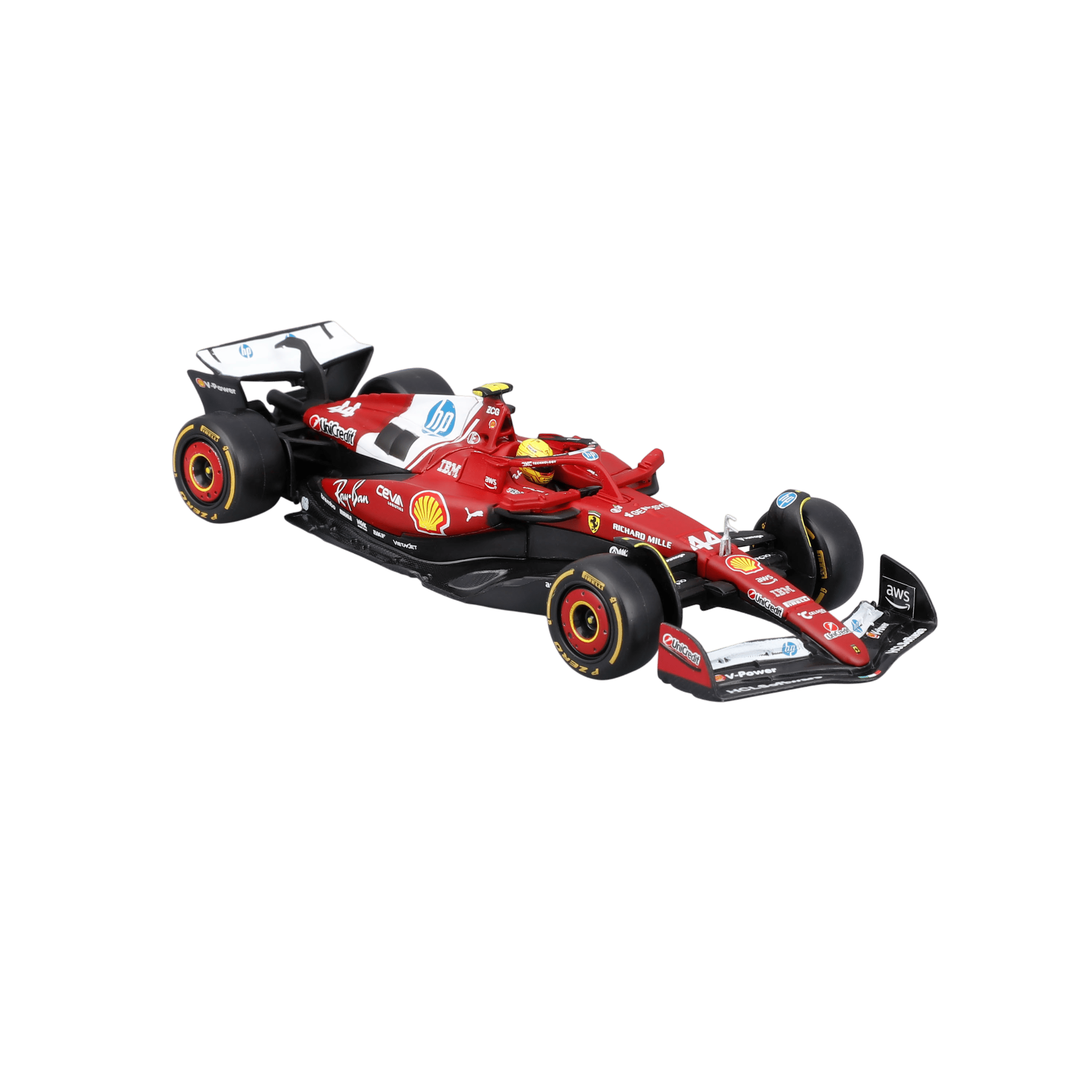 1:43 F1 2025 - Ferrari SF-25 #44 Lewis Hamilton in Acrylic Box - Image 4