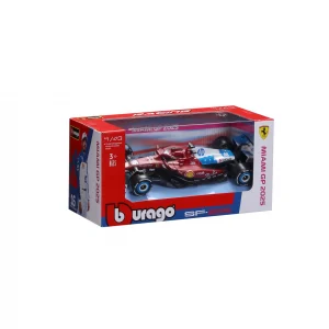 1:43 F1 2025 – Ferrari SF25 Special MiamiGP Livery #16 Charles Leclerc in Window Box - Image 5
