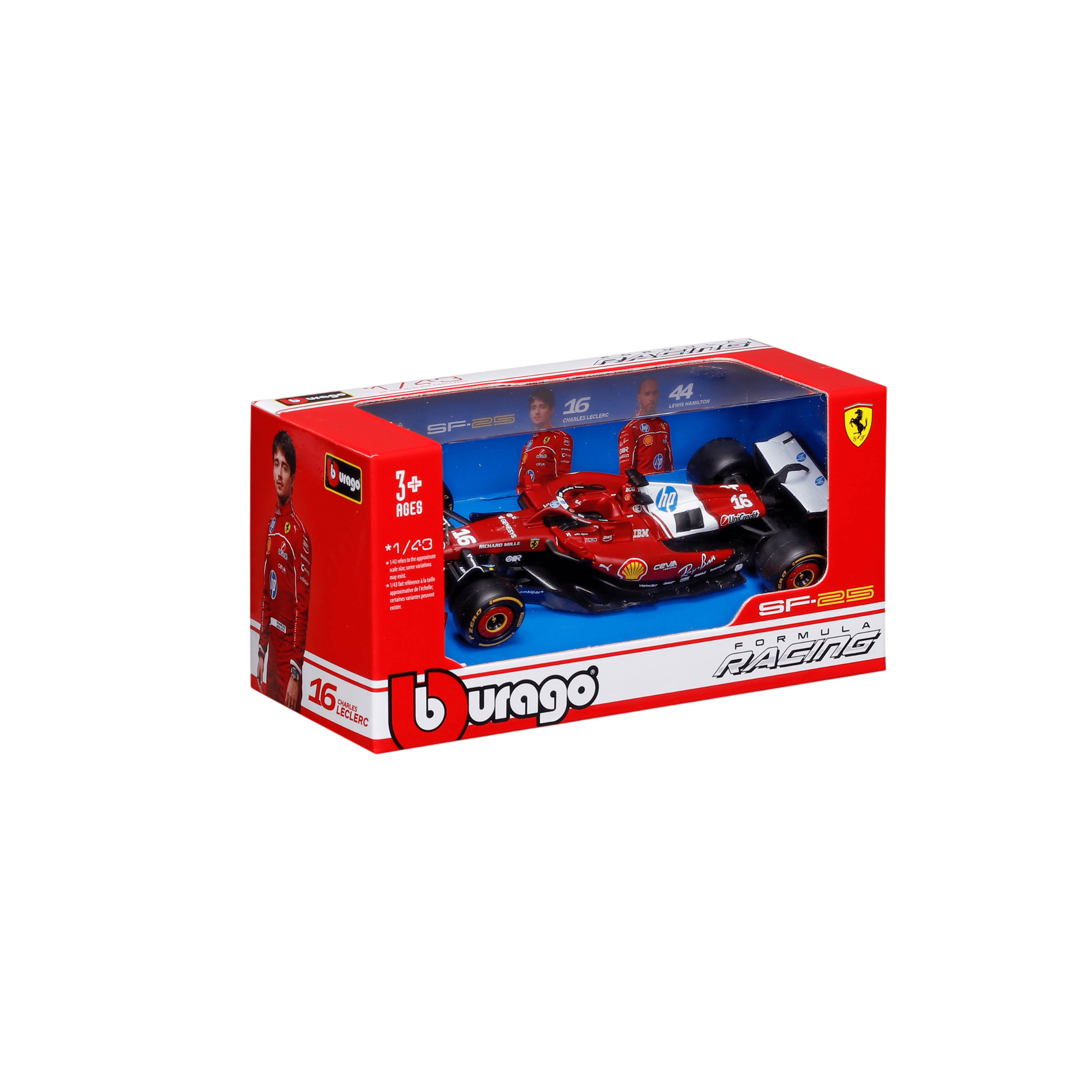 1:43 F1 2025 - Ferrari SF-25 #16 Charles Leclerc in Window Box - Image 7