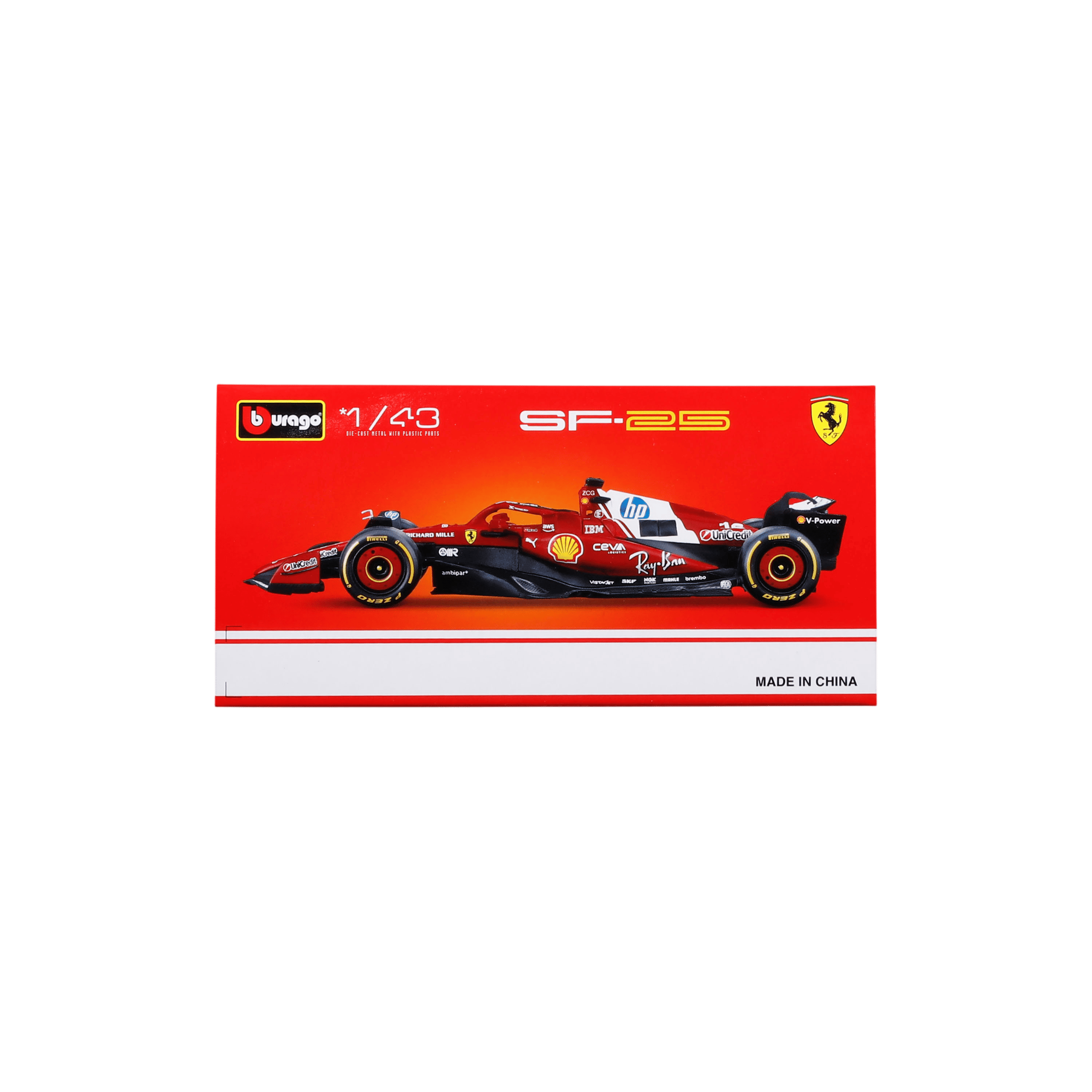 1:43 F1 2025 - Ferrari SF-25 #16 Charles Leclerc in Window Box - Image 3