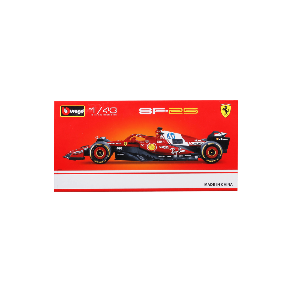 1:43 F1 2025 - Ferrari SF-25 #44 Lewis Hamilton in Window Box