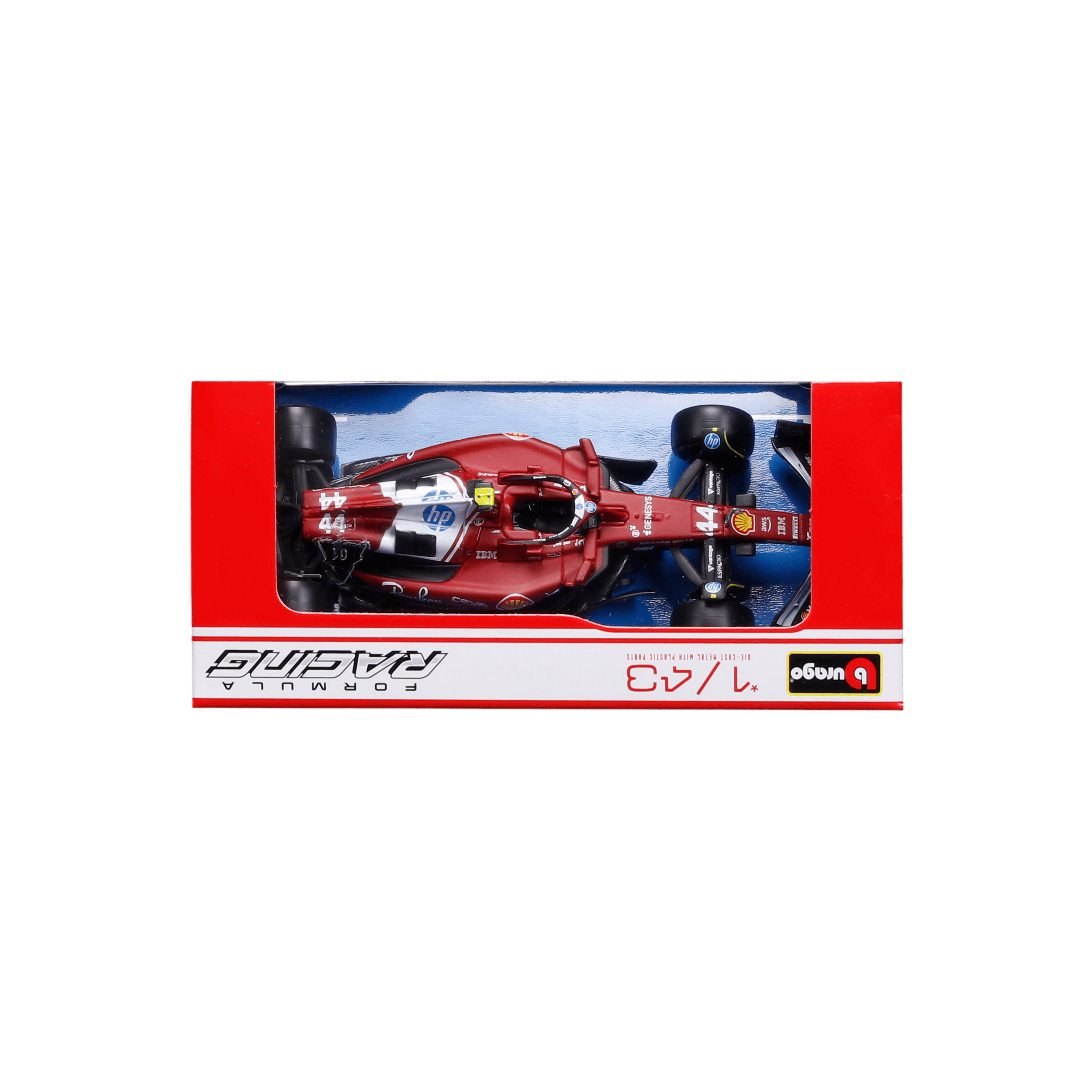 1:43 F1 2025 - Ferrari SF-25 #44 Lewis Hamilton in Window Box - Image 2