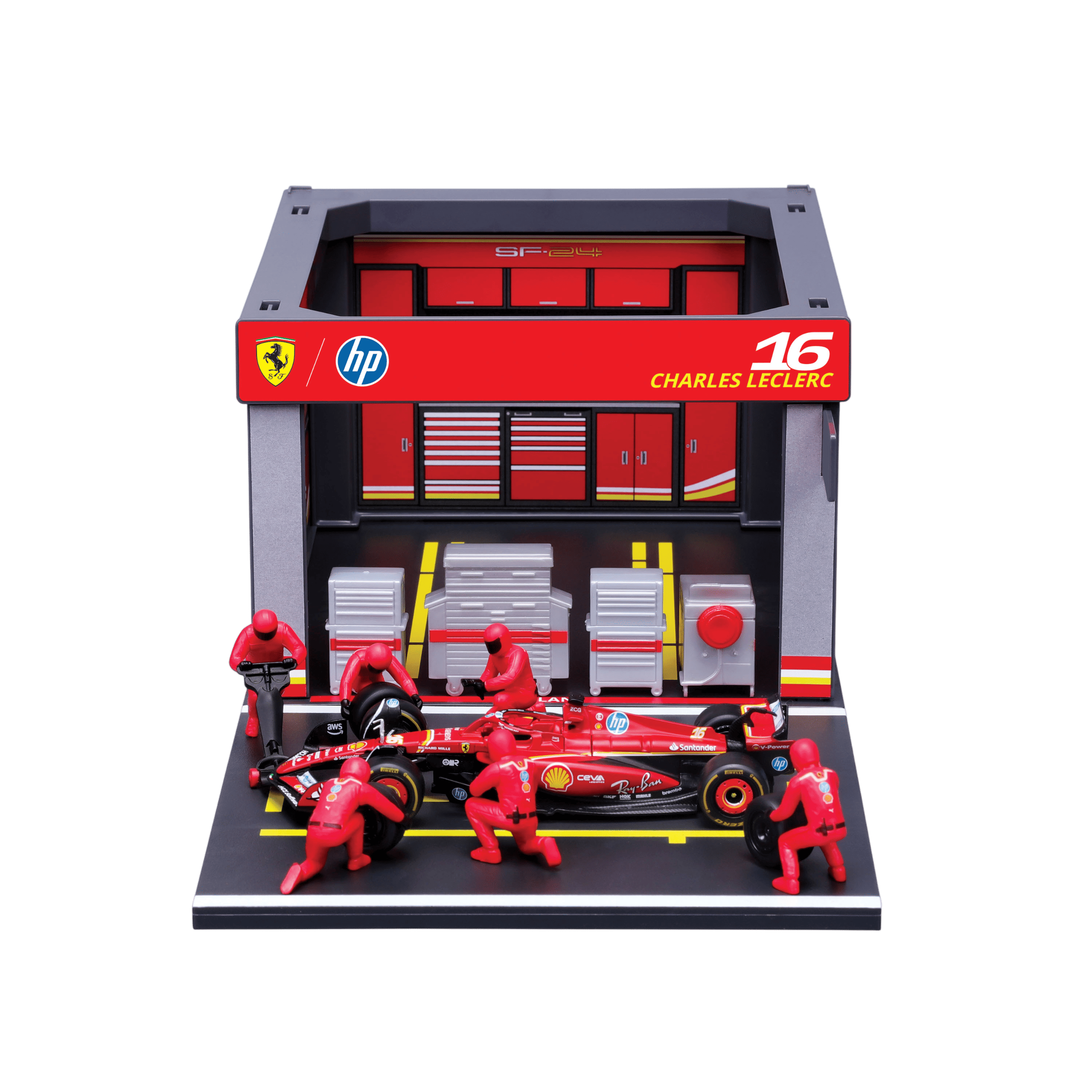 1:43 F1 2024 Pit Pass - SF-24 #16 Charles Leclerc - Image 3