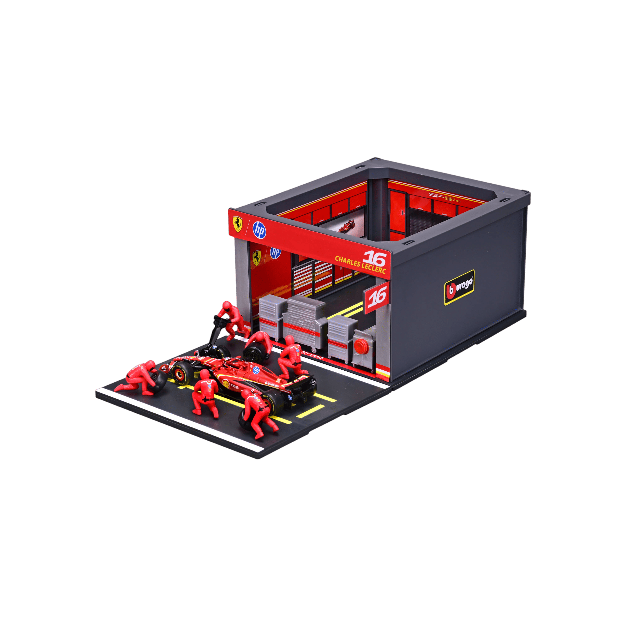 1:43 F1 2024 Pit Pass - SF-24 #16 Charles Leclerc - Image 2