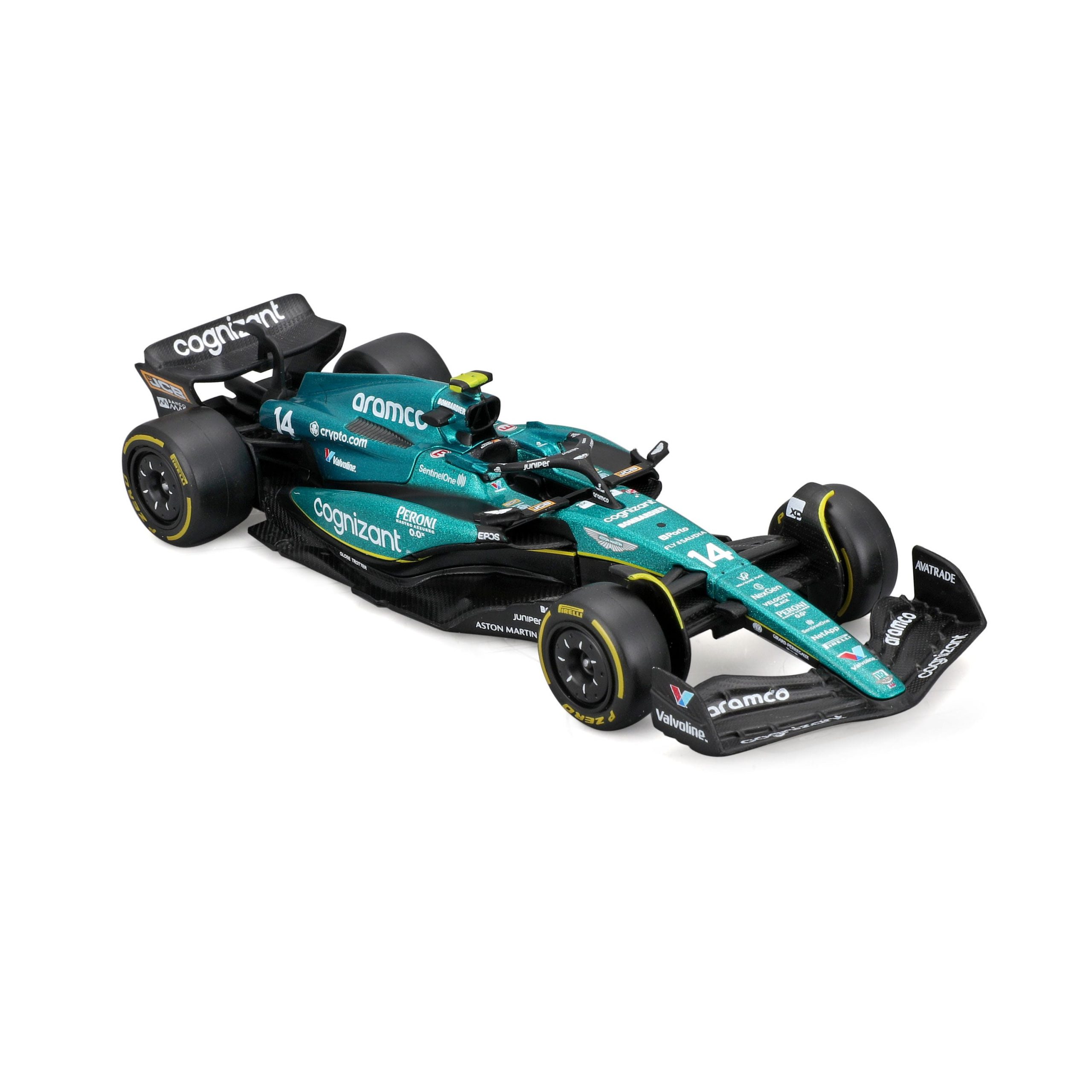 1:43 F1 2023 - Aston Martin AMR23 #14 Fernando Alonso in Window Box - Image 3