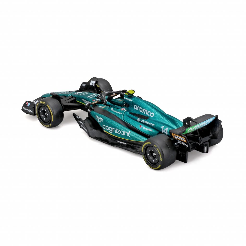 1:43 F1 2023 - Aston Martin AMR23 #14 Fernando Alonso in Window Box