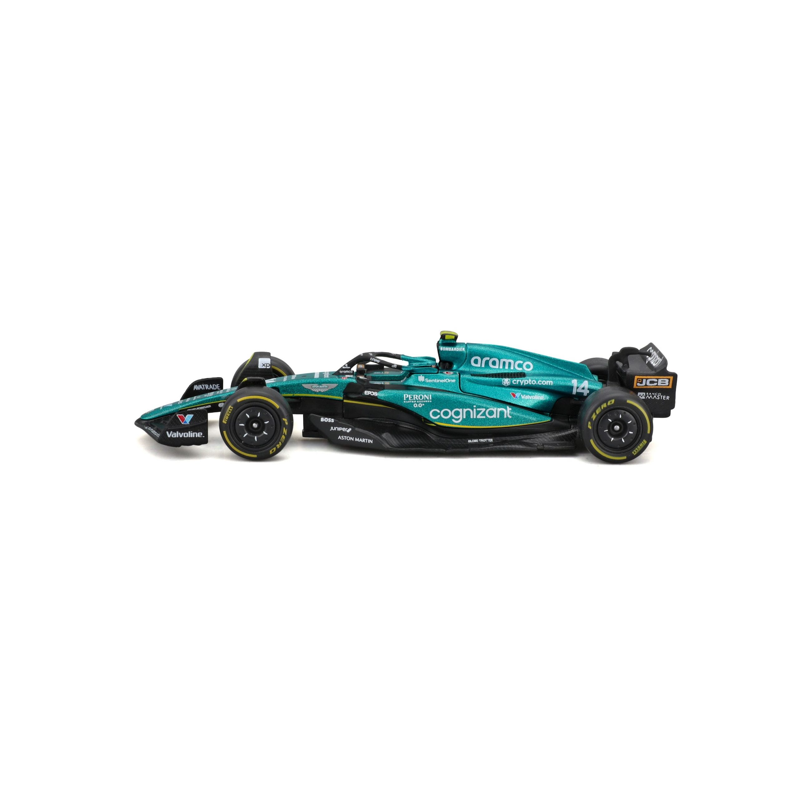 1:43 F1 2023 - Aston Martin AMR23 #14 Fernando Alonso in Window Box - Image 11