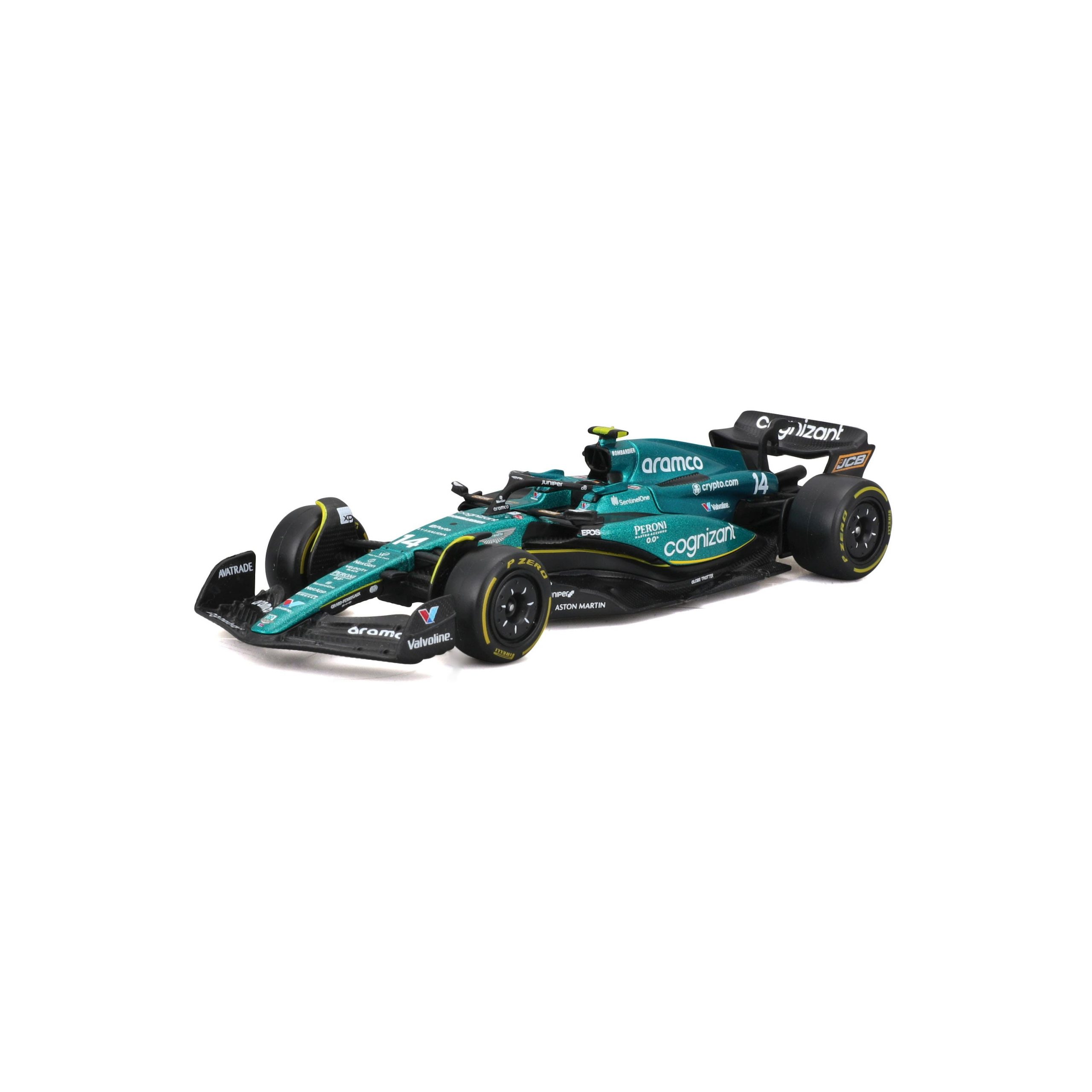 1:43 F1 2023 - Aston Martin AMR23 #14 Fernando Alonso in Window Box - Image 8