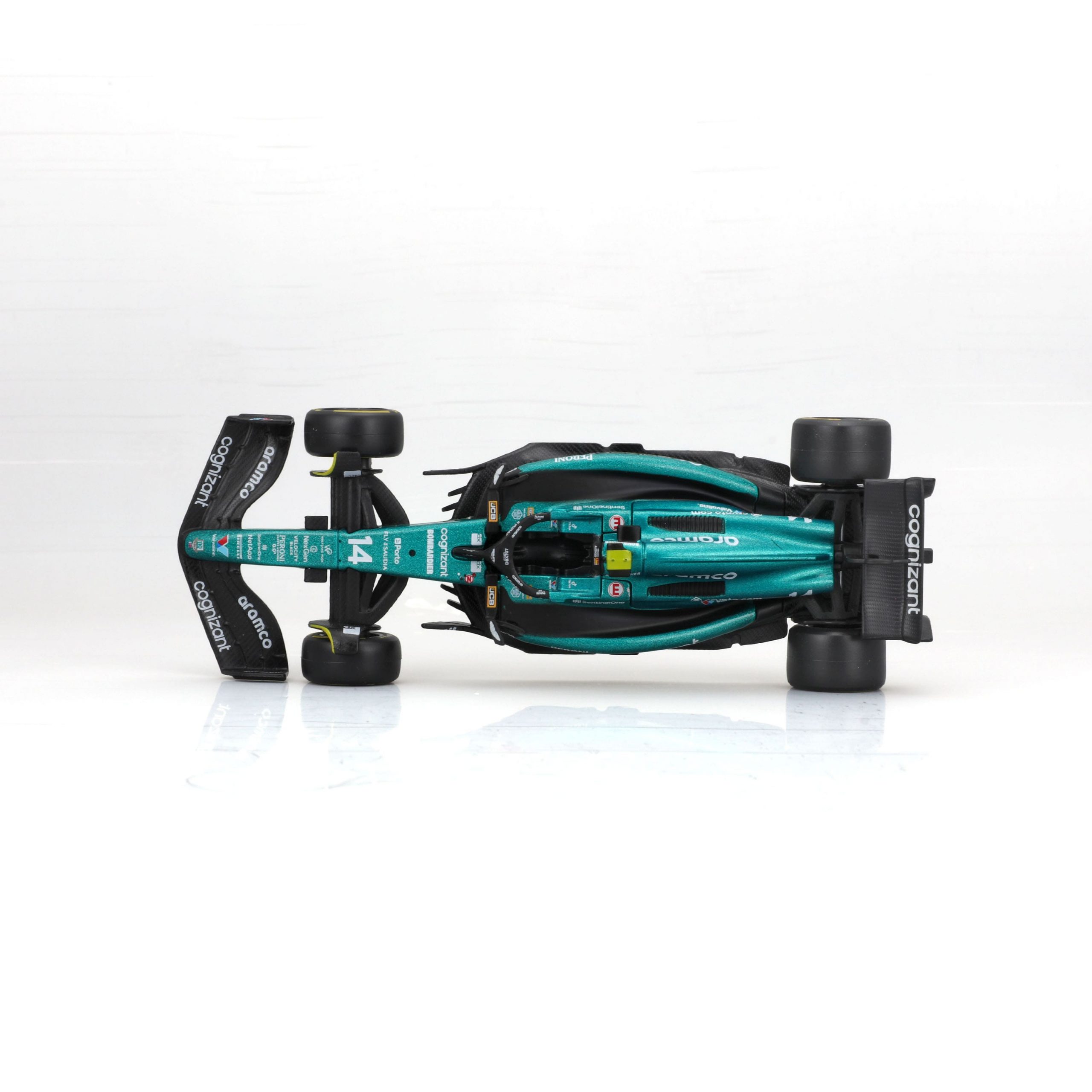 1:43 F1 2023 - Aston Martin AMR23 #14 Fernando Alonso in Window Box - Image 6