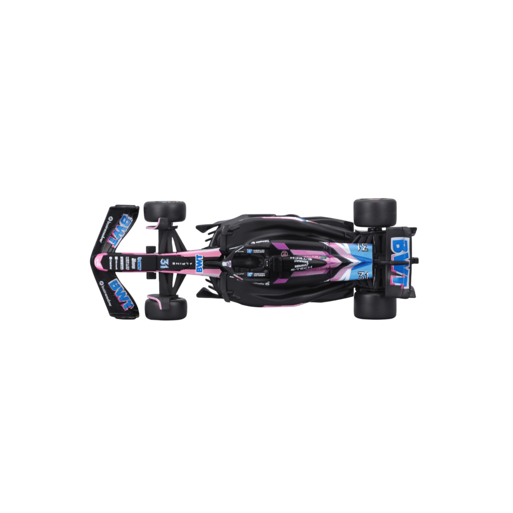 1:43 F1 2024 Alpine A524 #31 Esteban Ocon in Window Box