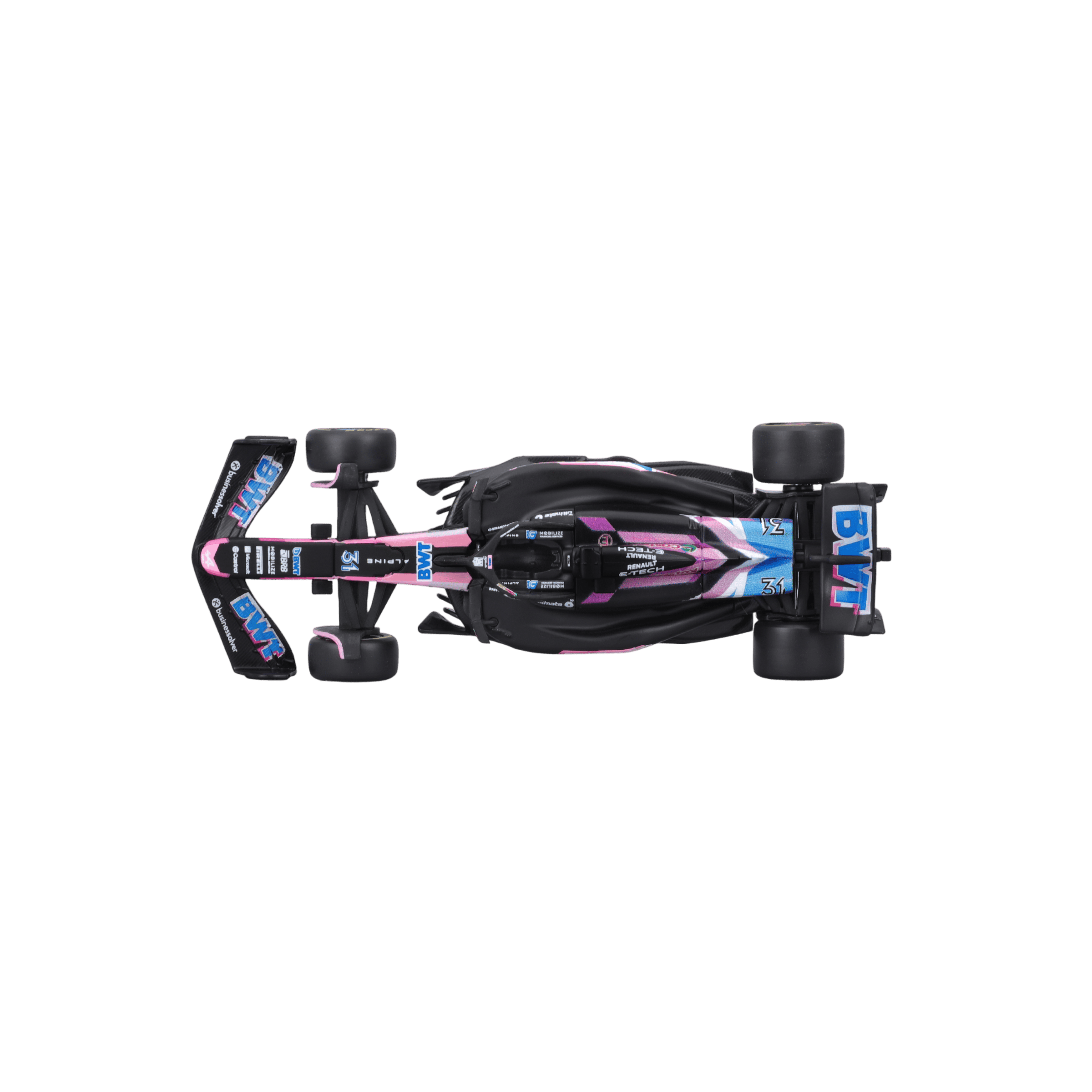 1:43 F1 2024 Alpine A524 #31 Esteban Ocon in Window Box - Image 4