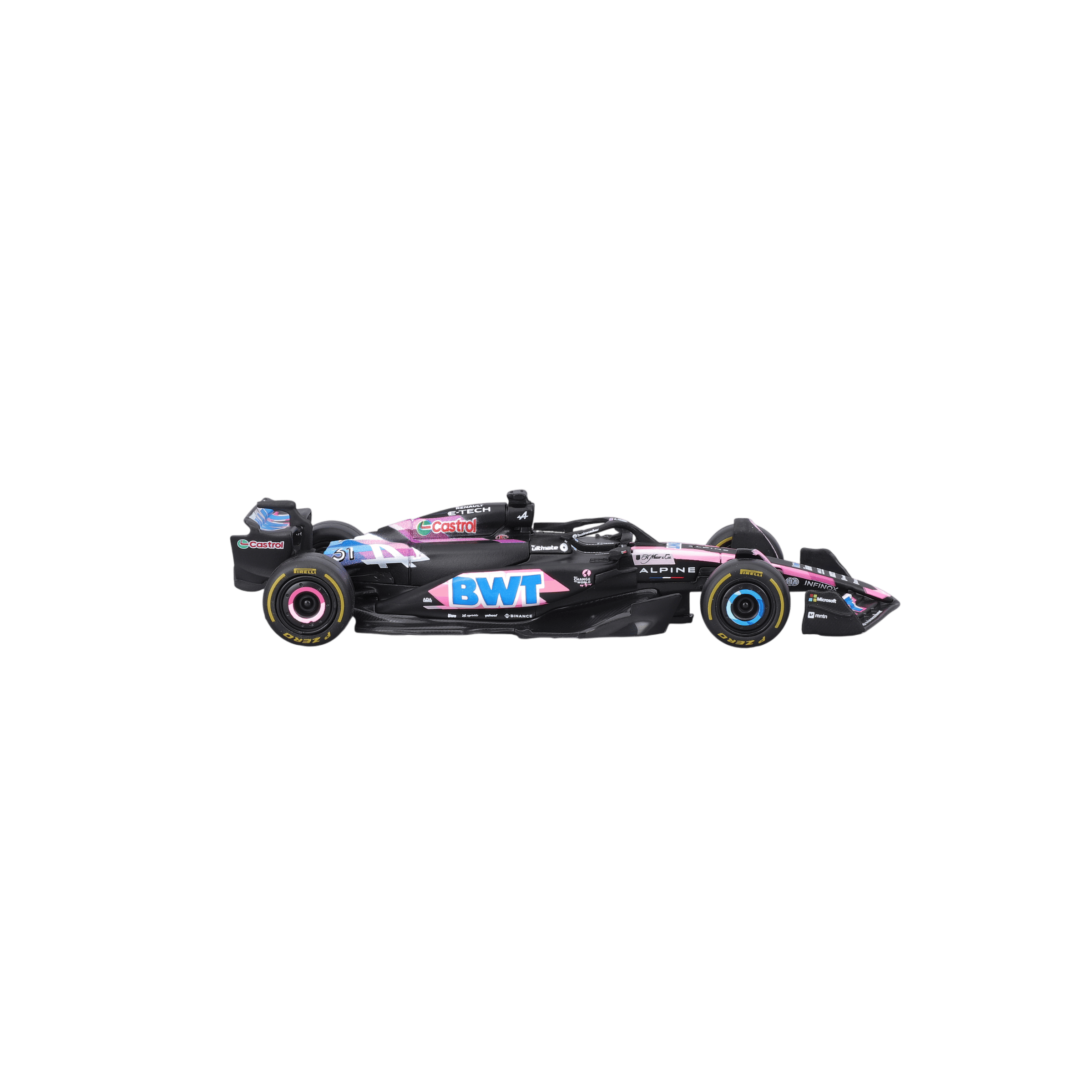 1:43 F1 2024 Alpine A524 #31 Esteban Ocon in Window Box - Image 10