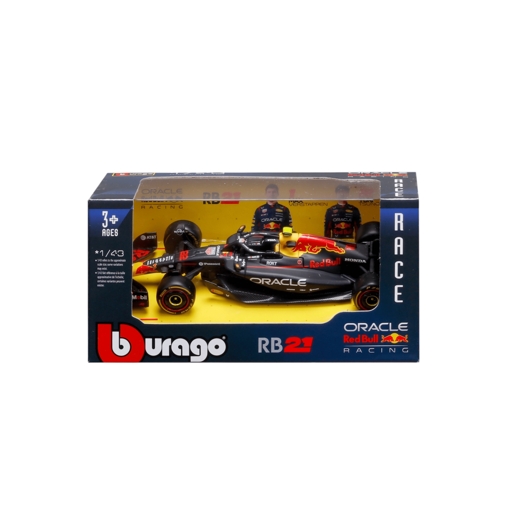 1:43 F1 2025 - Oracle Red Bull Racing RB21 #22 Yuki Tsunoda in Window Box