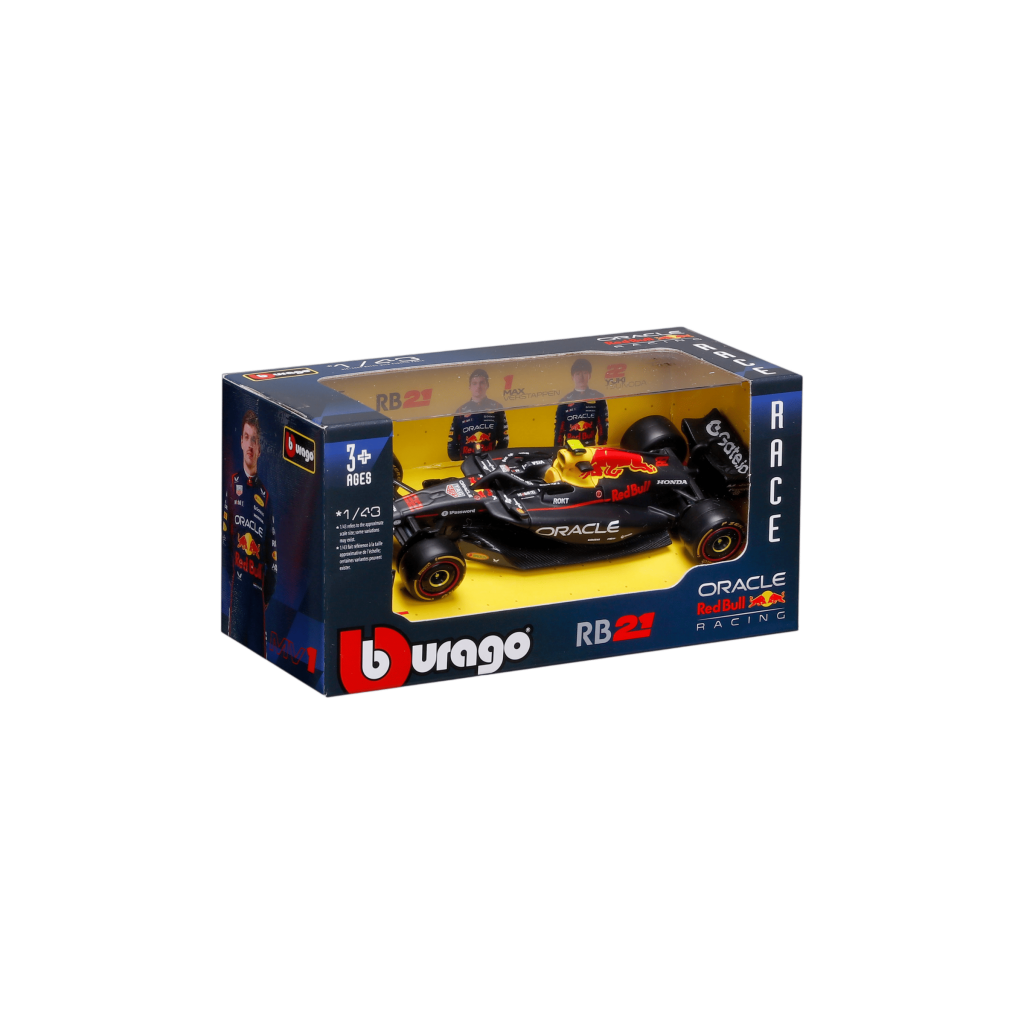 1:43 F1 2025 - Oracle Red Bull Racing RB21 #22 Yuki Tsunoda in Window Box
