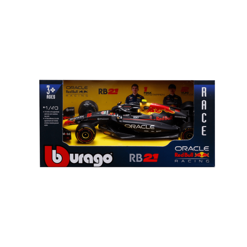 1:43 F1 2025 - Oracle Red Bull Racing RB21 #22 Yuki Tsunoda in Window Box