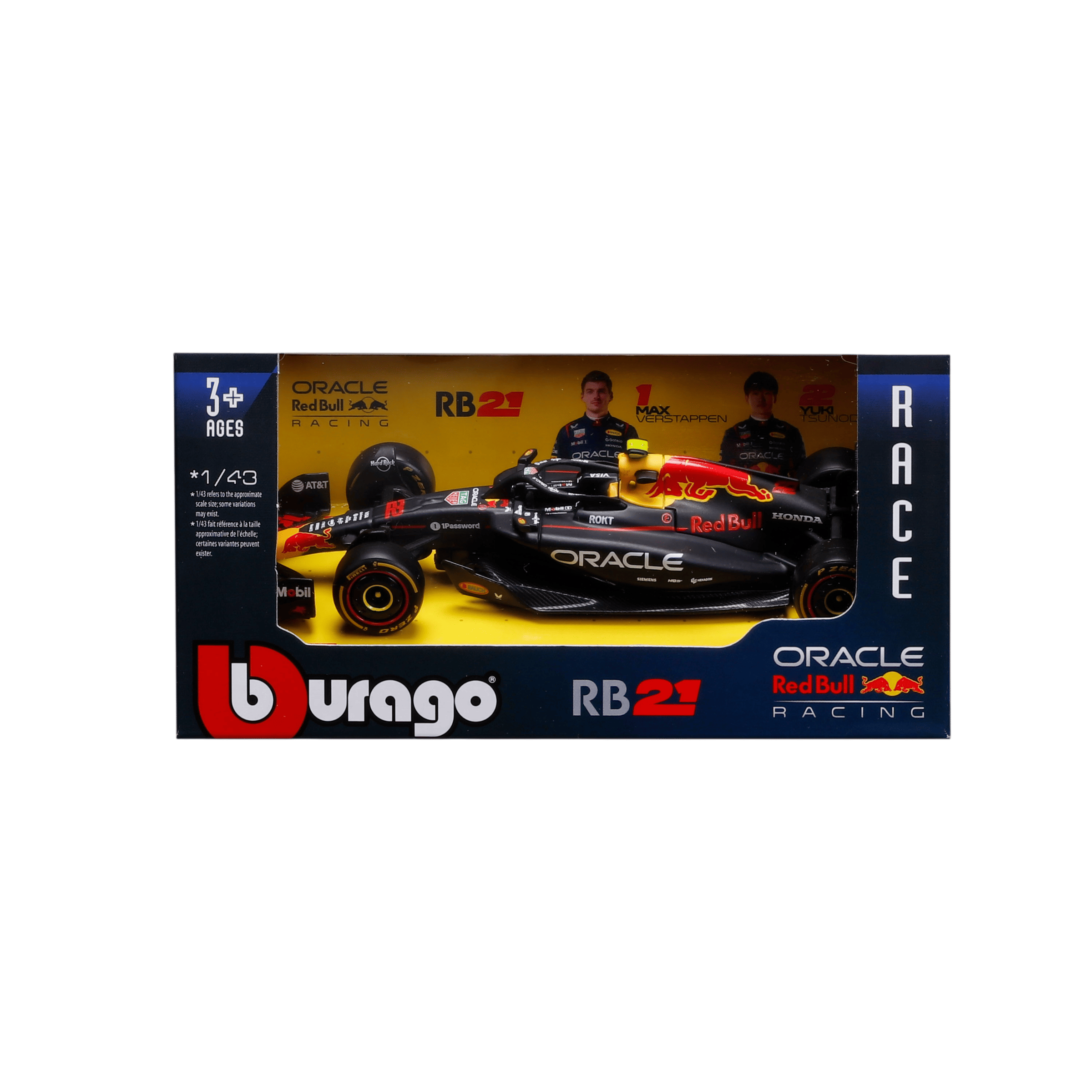 1:43 F1 2025 - Oracle Red Bull Racing RB21 #22 Yuki Tsunoda in Window Box - Image 10