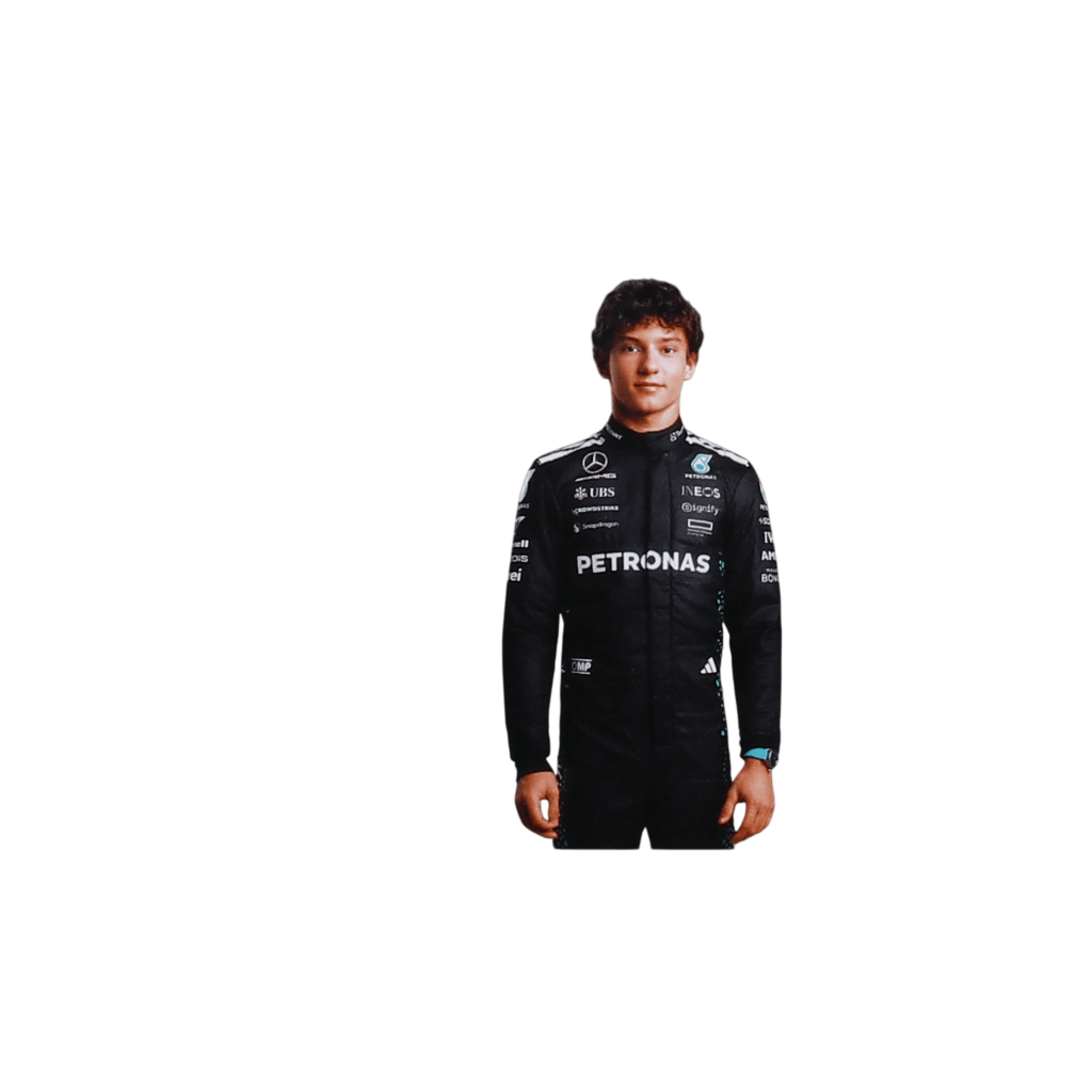 1:43 F1 2025 - Mercedes-AMG W16 #12 Kimi Antonelli in Window Box