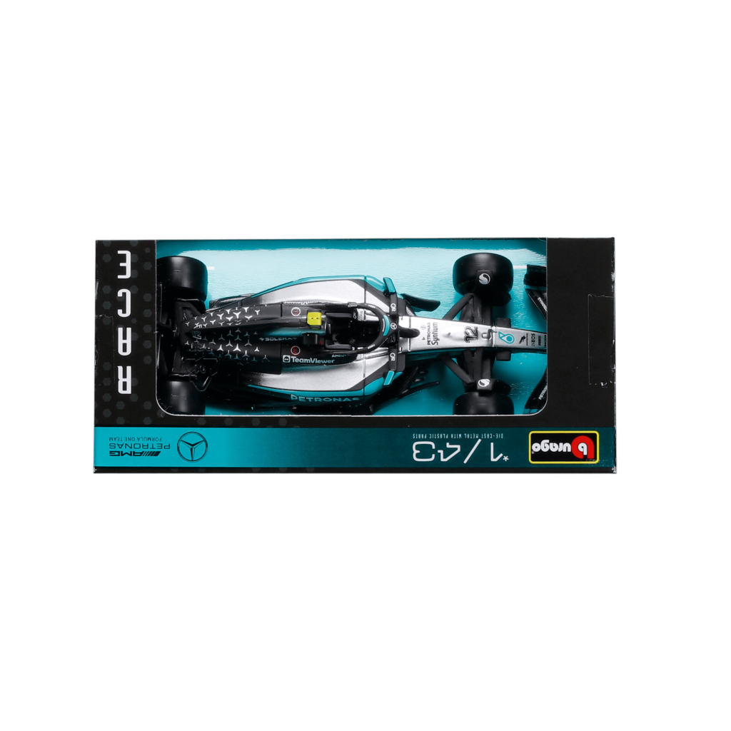 1:43 F1 2025 - Mercedes-AMG W16 #12 Kimi Antonelli in Window Box