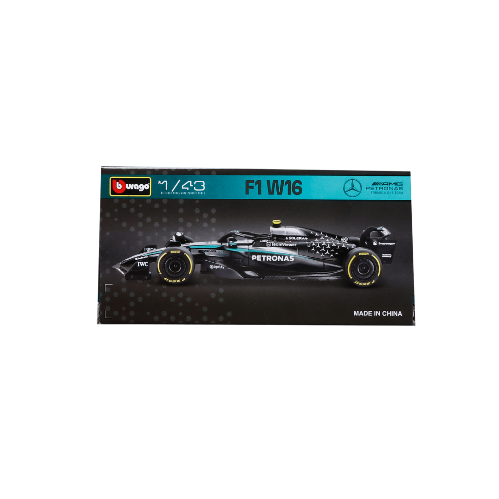 1:43 F1 2025 - Mercedes-AMG W16 #63 George Russell in Window Box