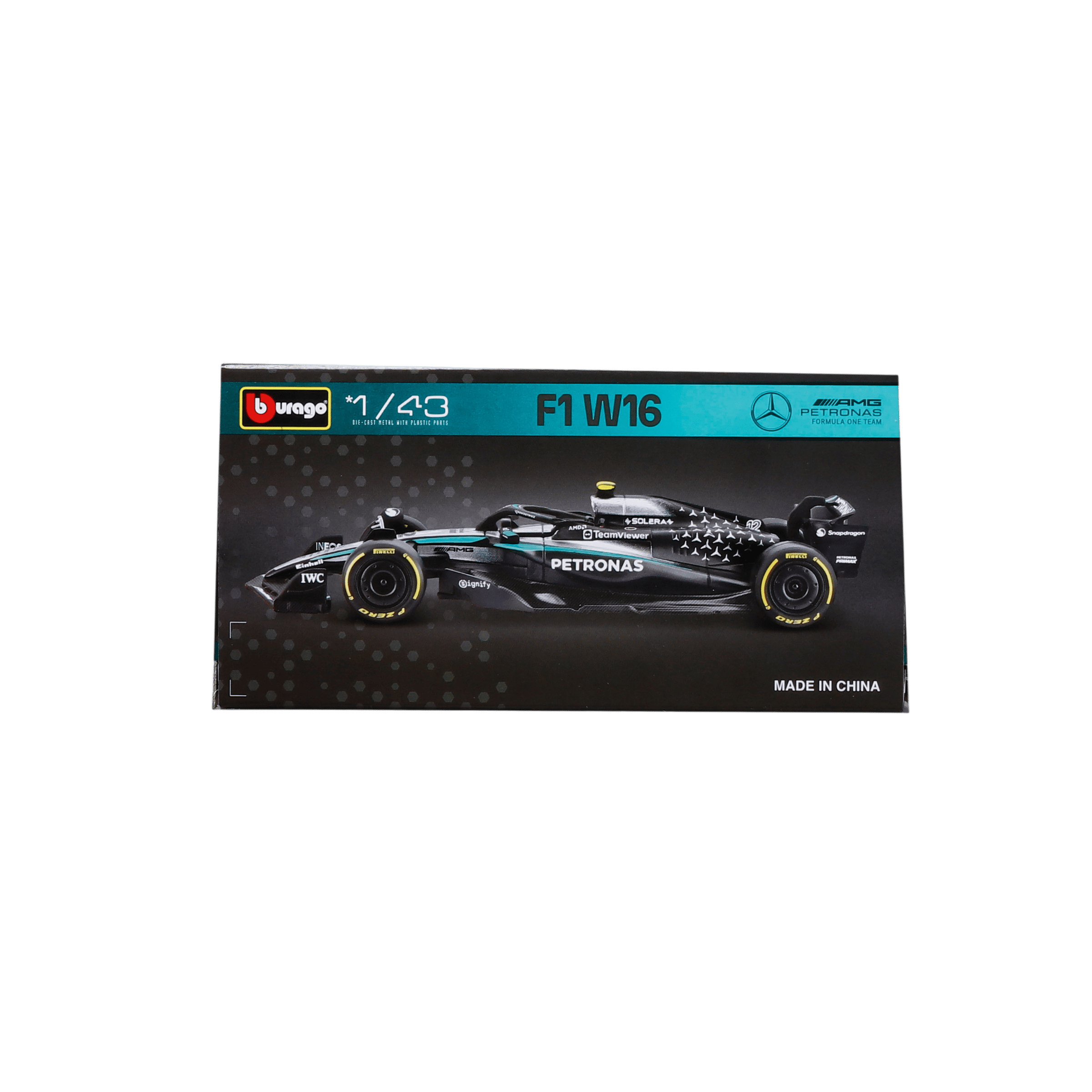 1:43 F1 2025 - Mercedes-AMG W16 #63 George Russell in Window Box - Image 8