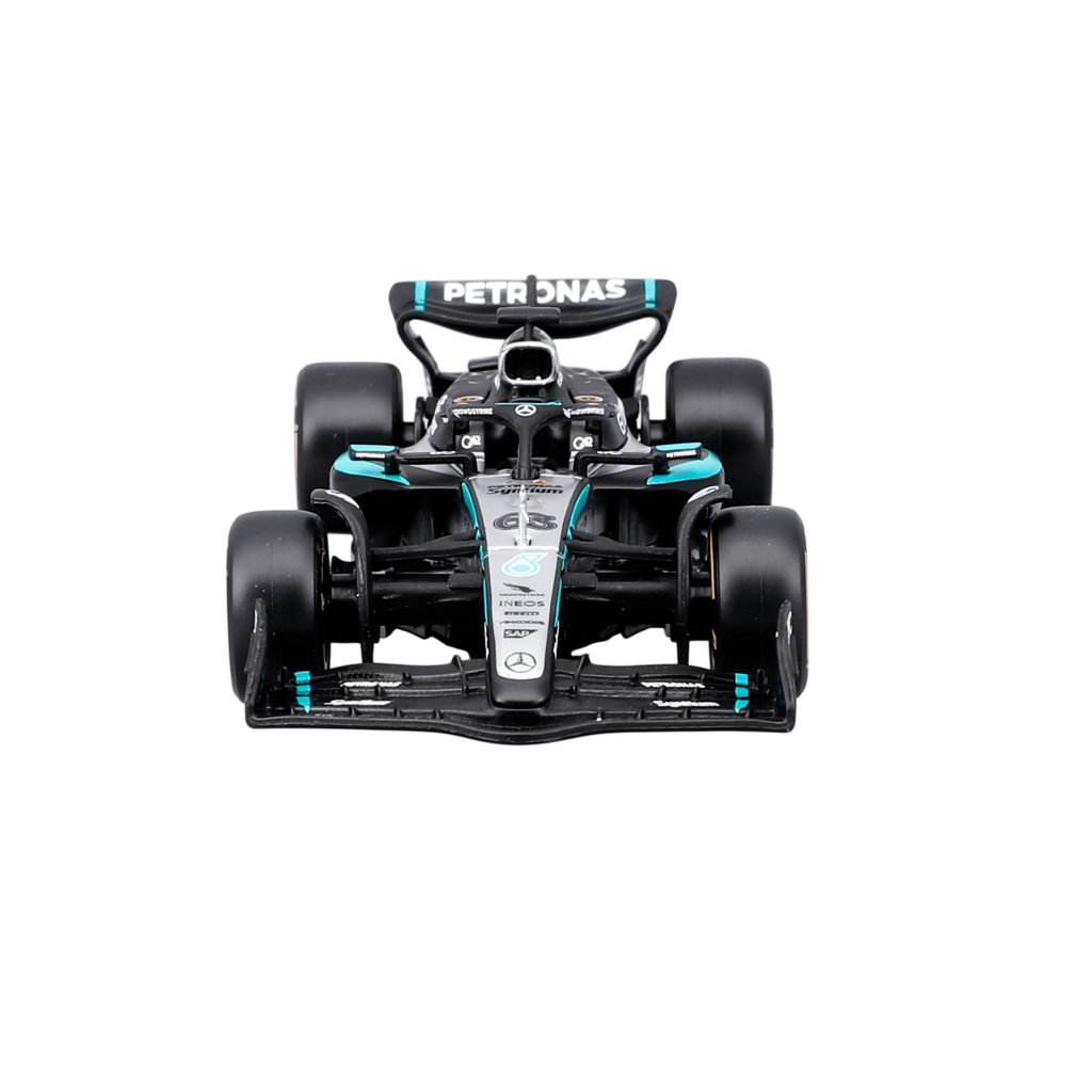 1:43 F1 2025 - Mercedes-AMG W16 #63 George Russell in Window Box