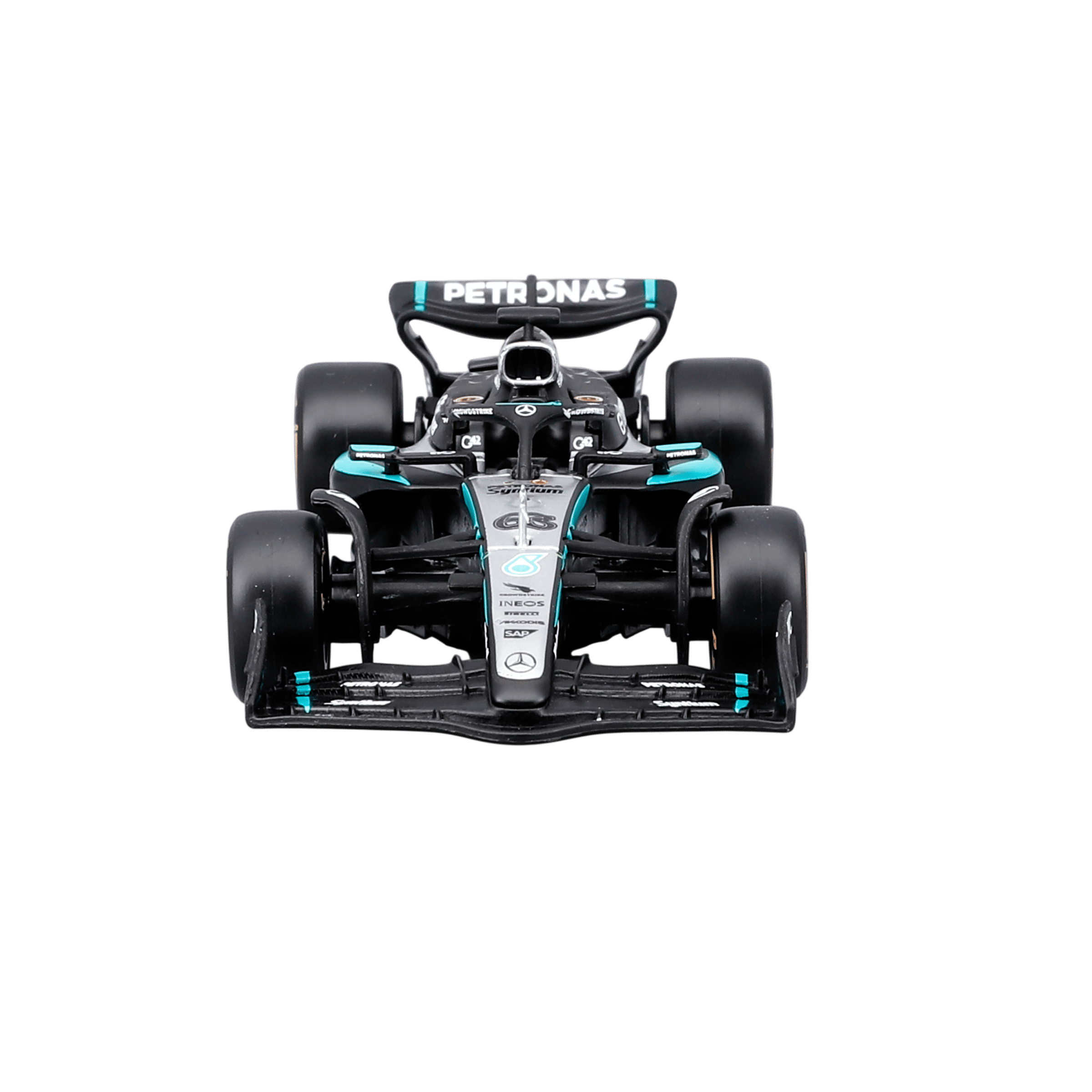 1:43 F1 2025 - Mercedes-AMG W16 #63 George Russell in Window Box - Image 7