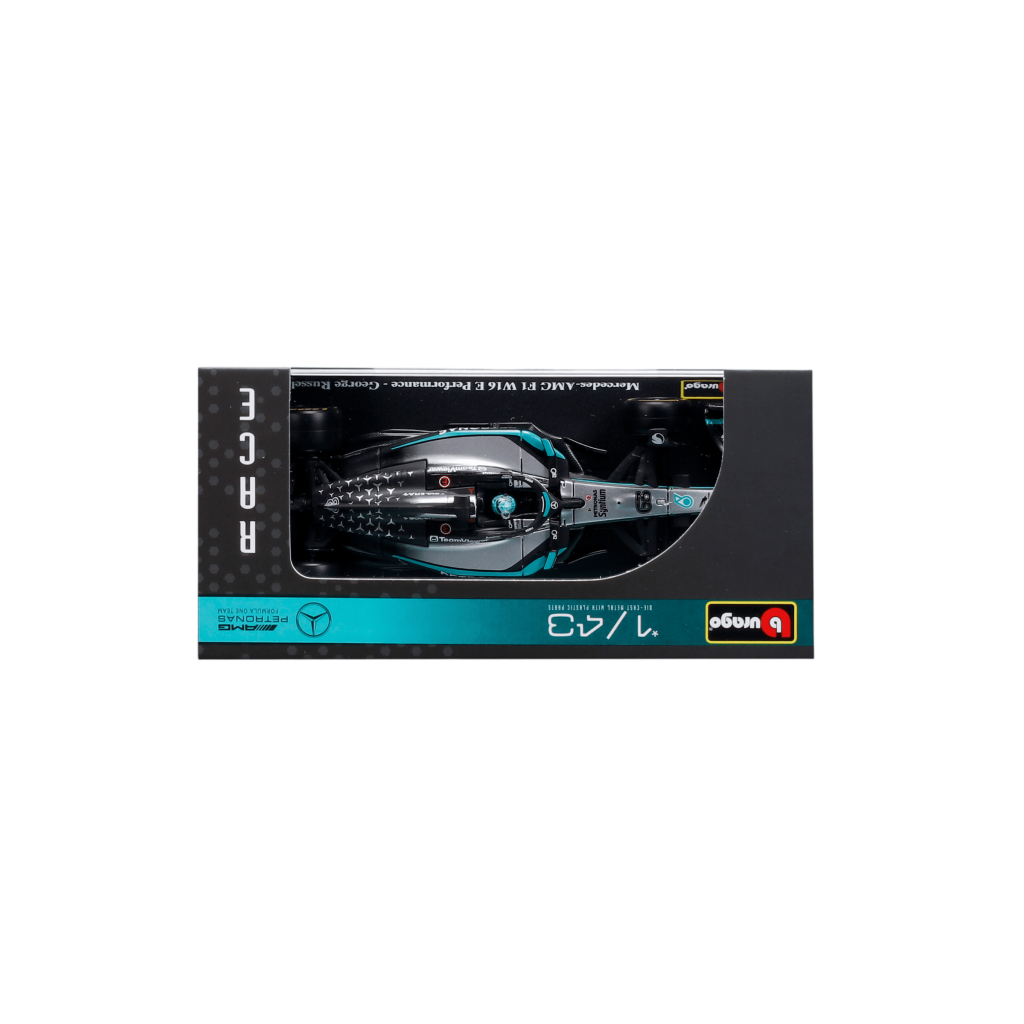1:43 F1 2025 - Mercedes-AMG W16 #63 George Russell in Acrylic Box