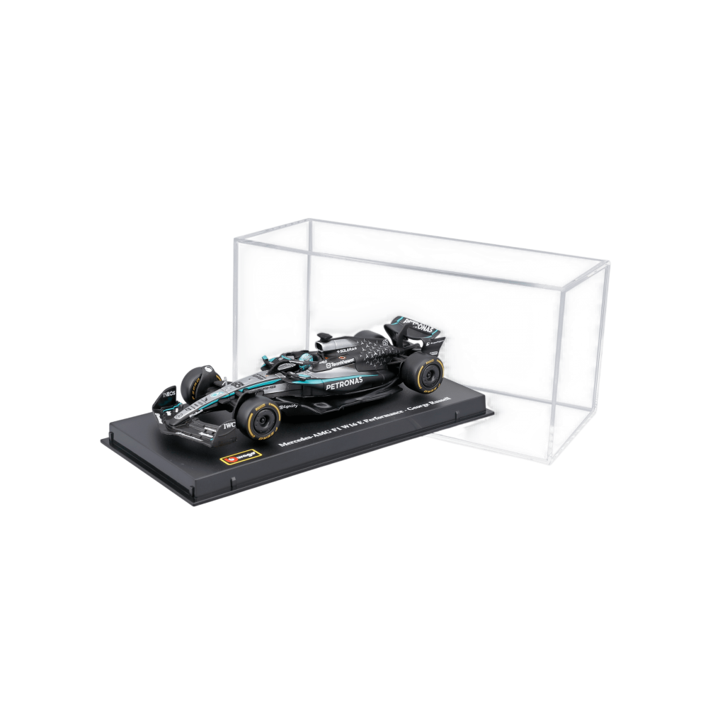 1:43 F1 2025 - Mercedes-AMG W16 #63 George Russell in Acrylic Box