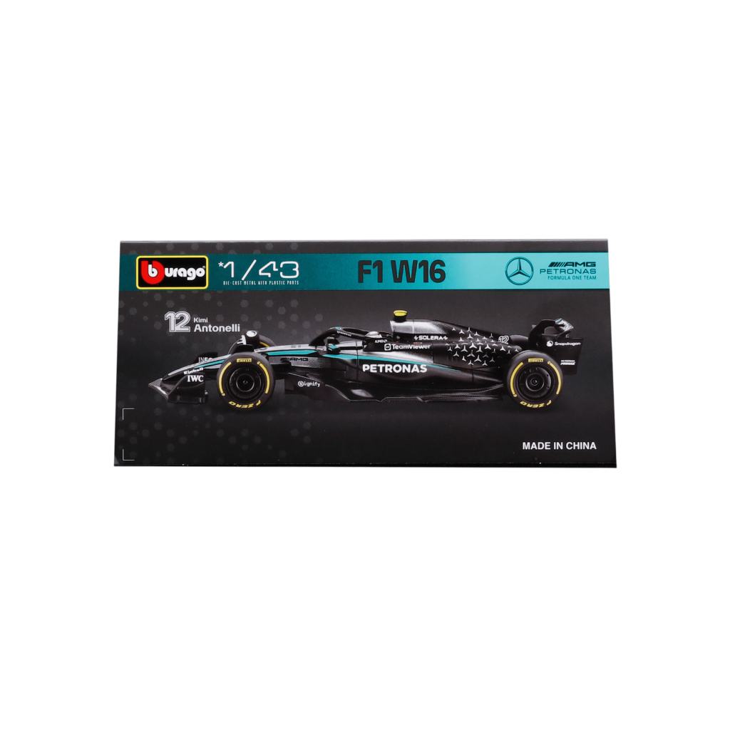 1:43 F1 2025 - Mercedes-AMG W16 #12 Kimi Antonelli in Acrylic Box