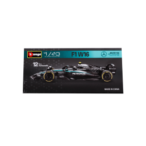 1:43 F1 2025 - Mercedes-AMG W16 #12 Kimi Antonelli in Acrylic Box - Image 10
