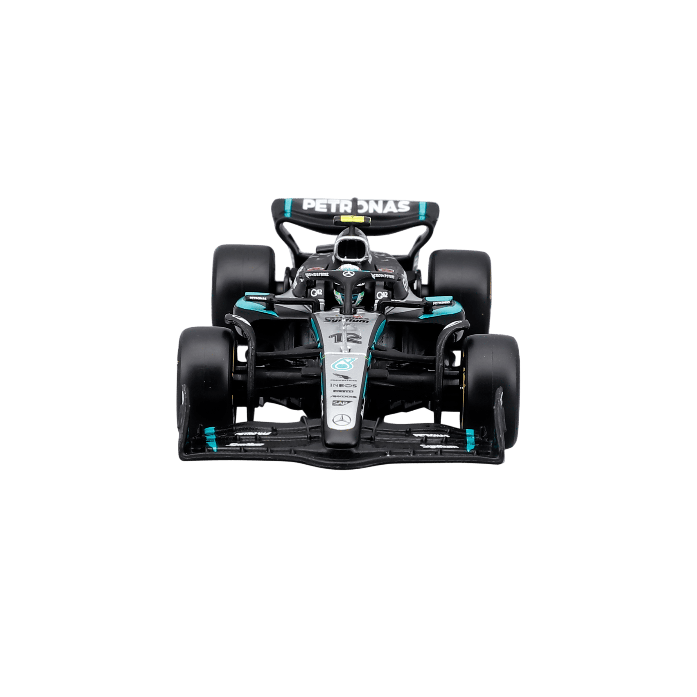 1:43 F1 2025 - Mercedes-AMG W16 #12 Kimi Antonelli in Acrylic Box - Image 7