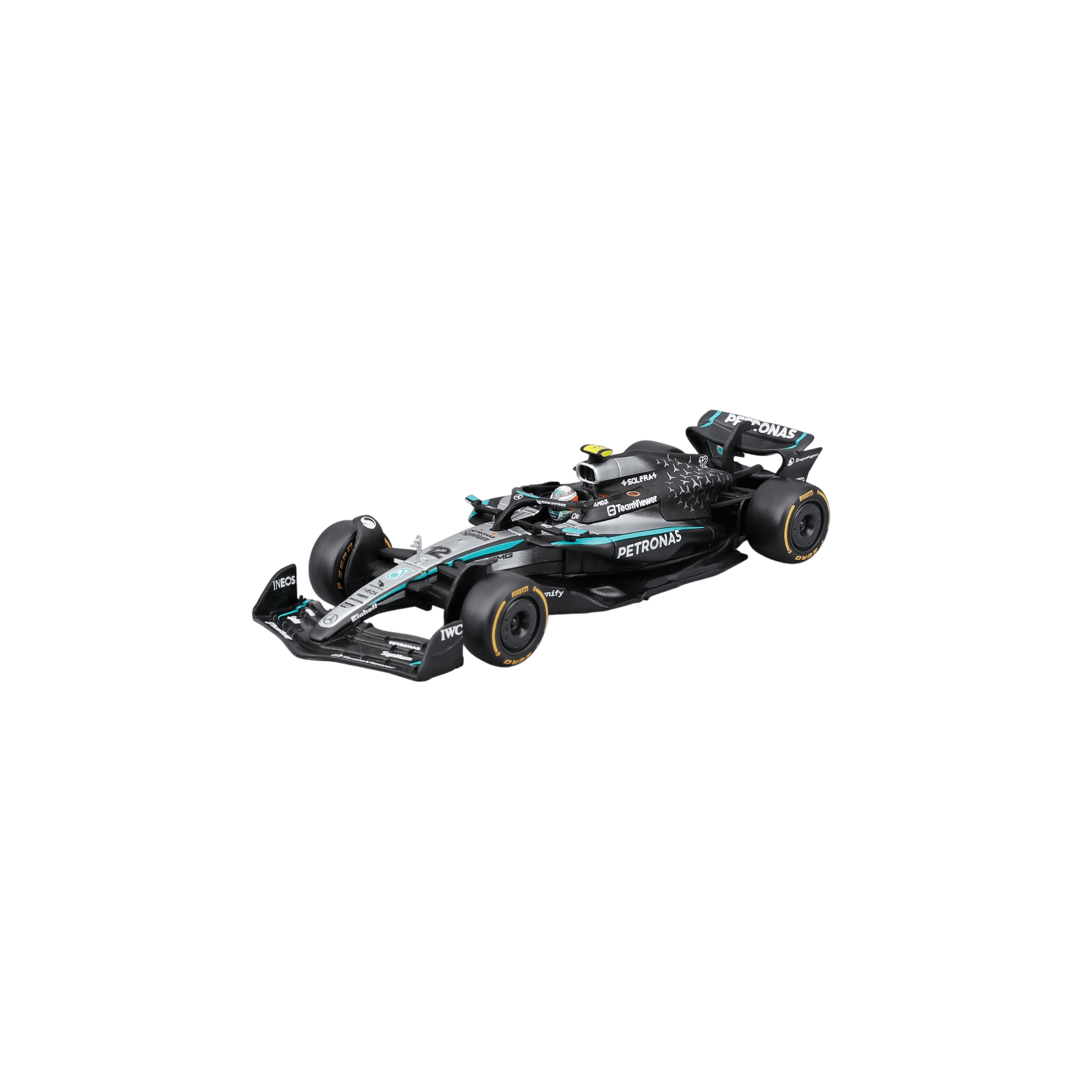 1:43 F1 2025 - Mercedes-AMG W16 #12 Kimi Antonelli in Acrylic Box - Image 5