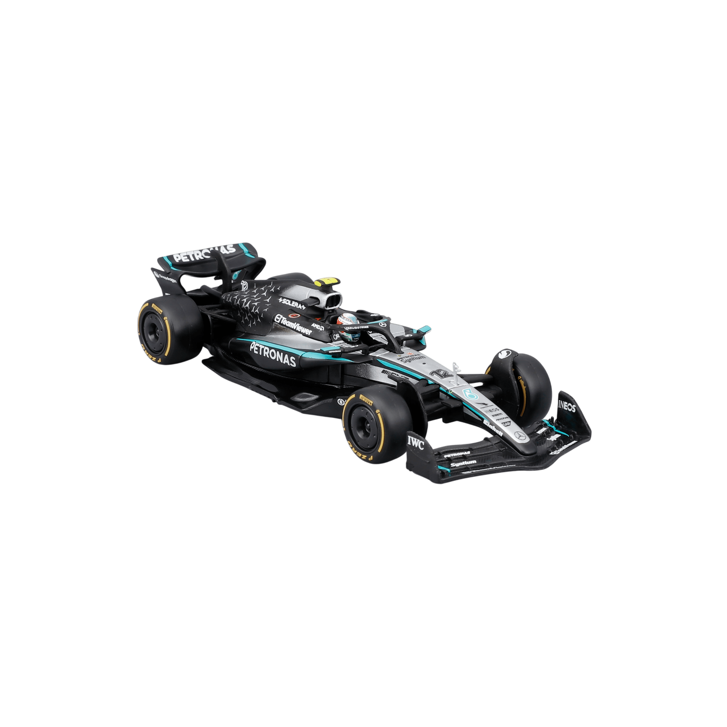 1:43 F1 2025 - Mercedes-AMG W16 #12 Kimi Antonelli in Acrylic Box - Image 4