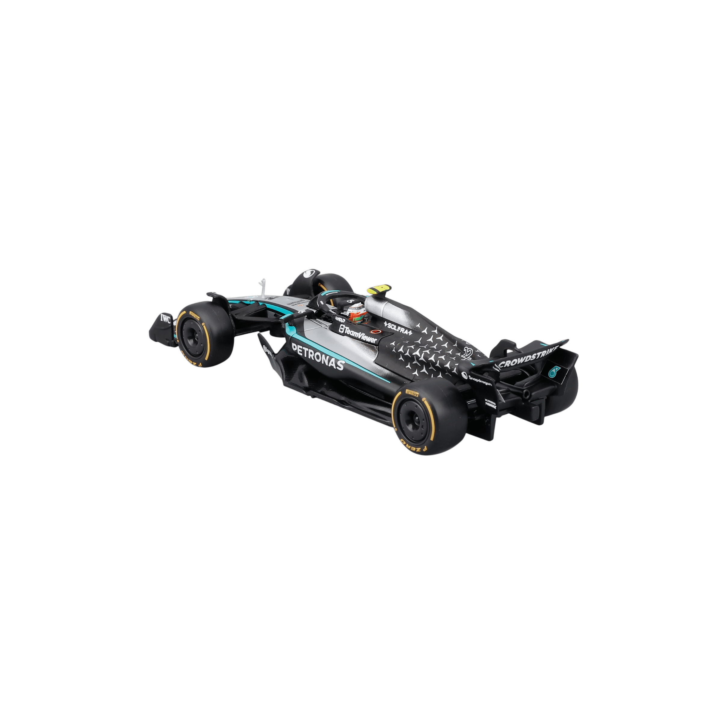 1:43 F1 2025 - Mercedes-AMG W16 #12 Kimi Antonelli in Acrylic Box - Image 3