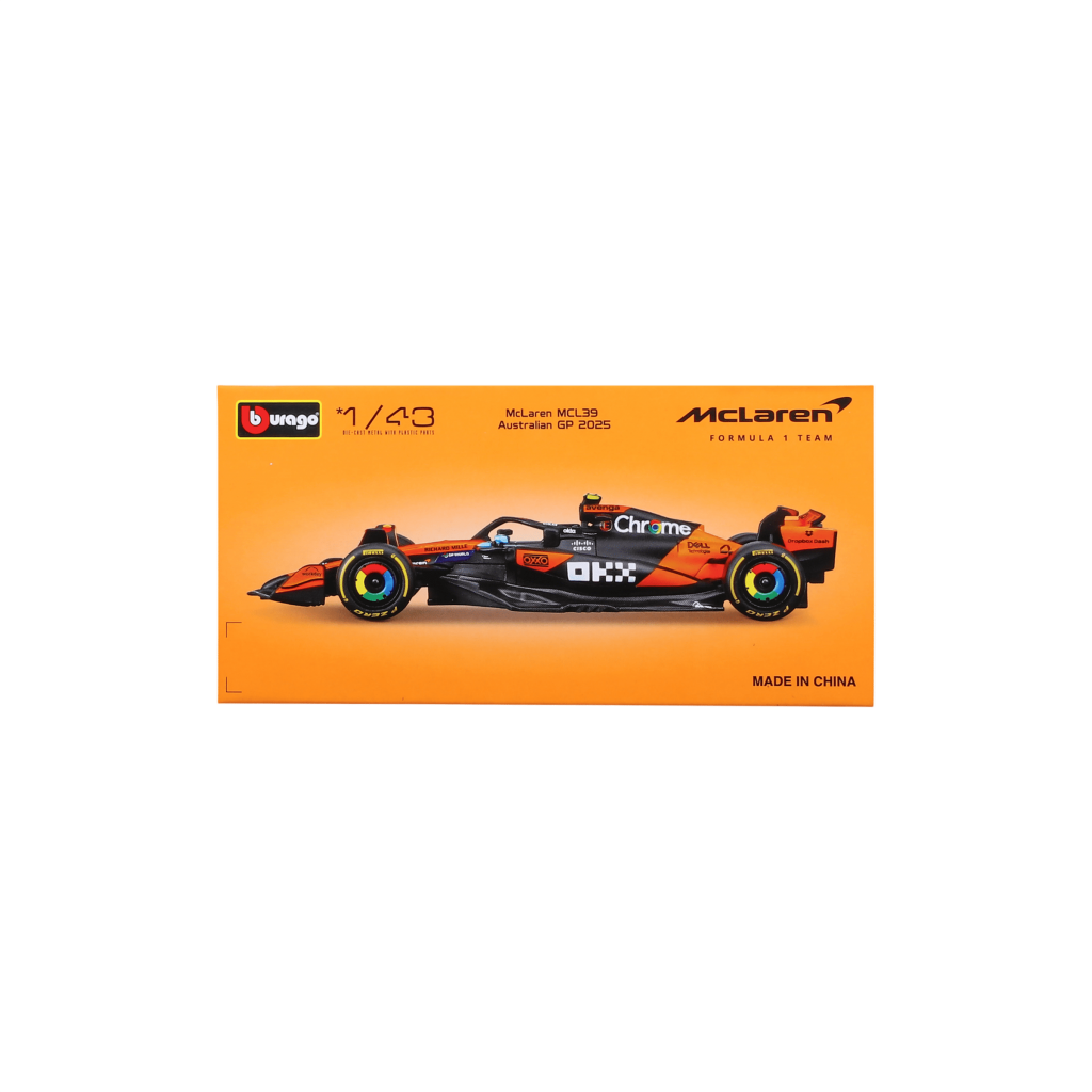 1:43 F1 2025 - McLaren MCL39 #81 Oscar Piastri in Window Box