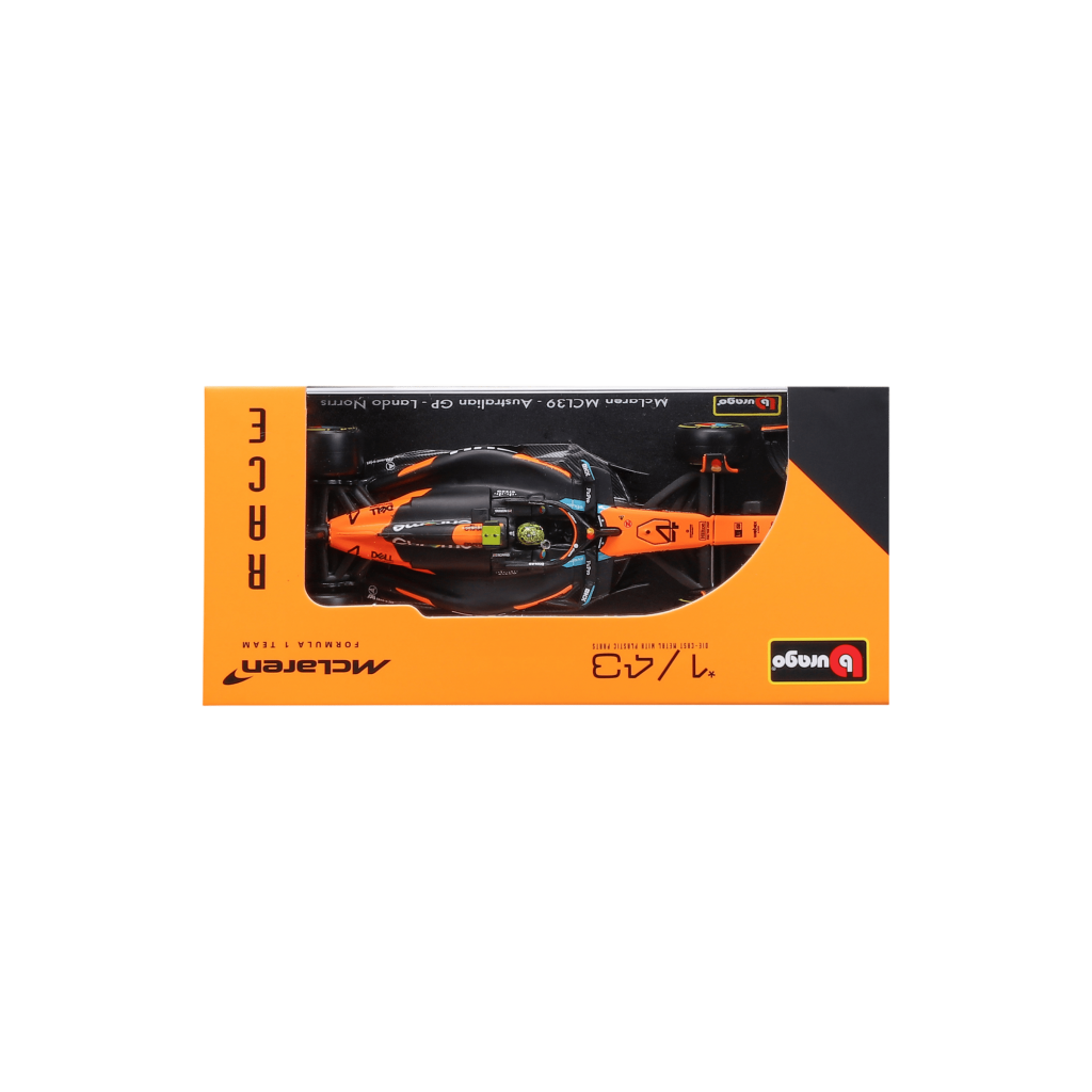 1:43 F1 2025 - McLaren MCL39 #4 Lando Norris in Acrylic Box
