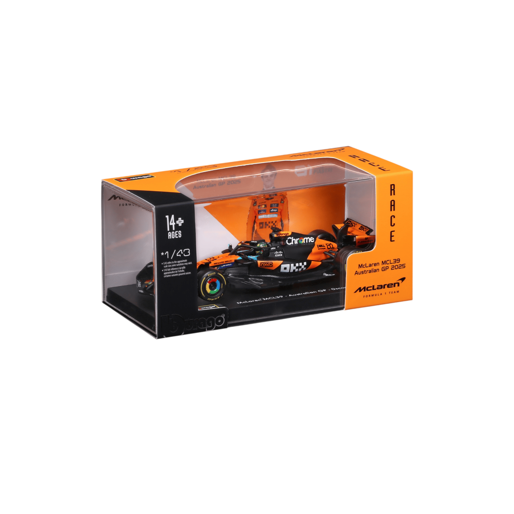 1:43 F1 2025 - McLaren MCL39 #81 Oscar Piastri in Acrylic Box