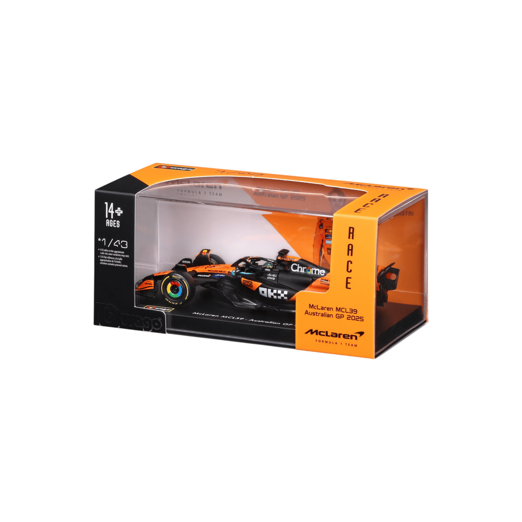 1:43 F1 2025 - McLaren MCL39 #81 Oscar Piastri in Acrylic Box